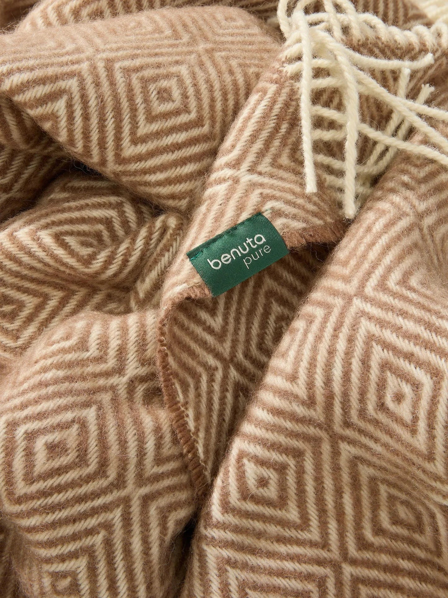 Wool Pătură Bianca Brown
