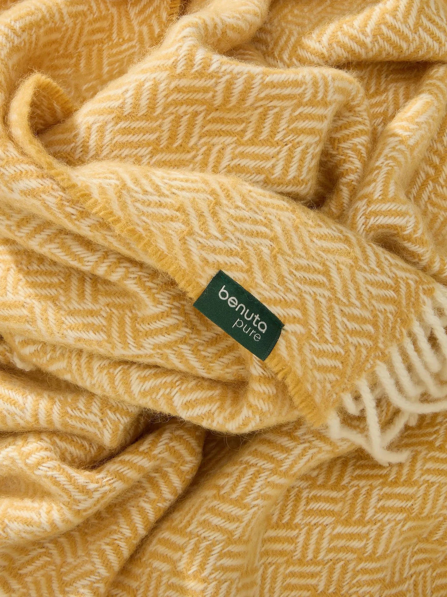 Wool Pătură Bianca Yellow