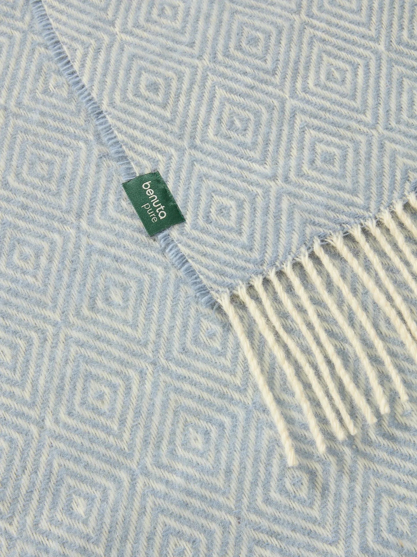 Wool Pătură Bianca Blue