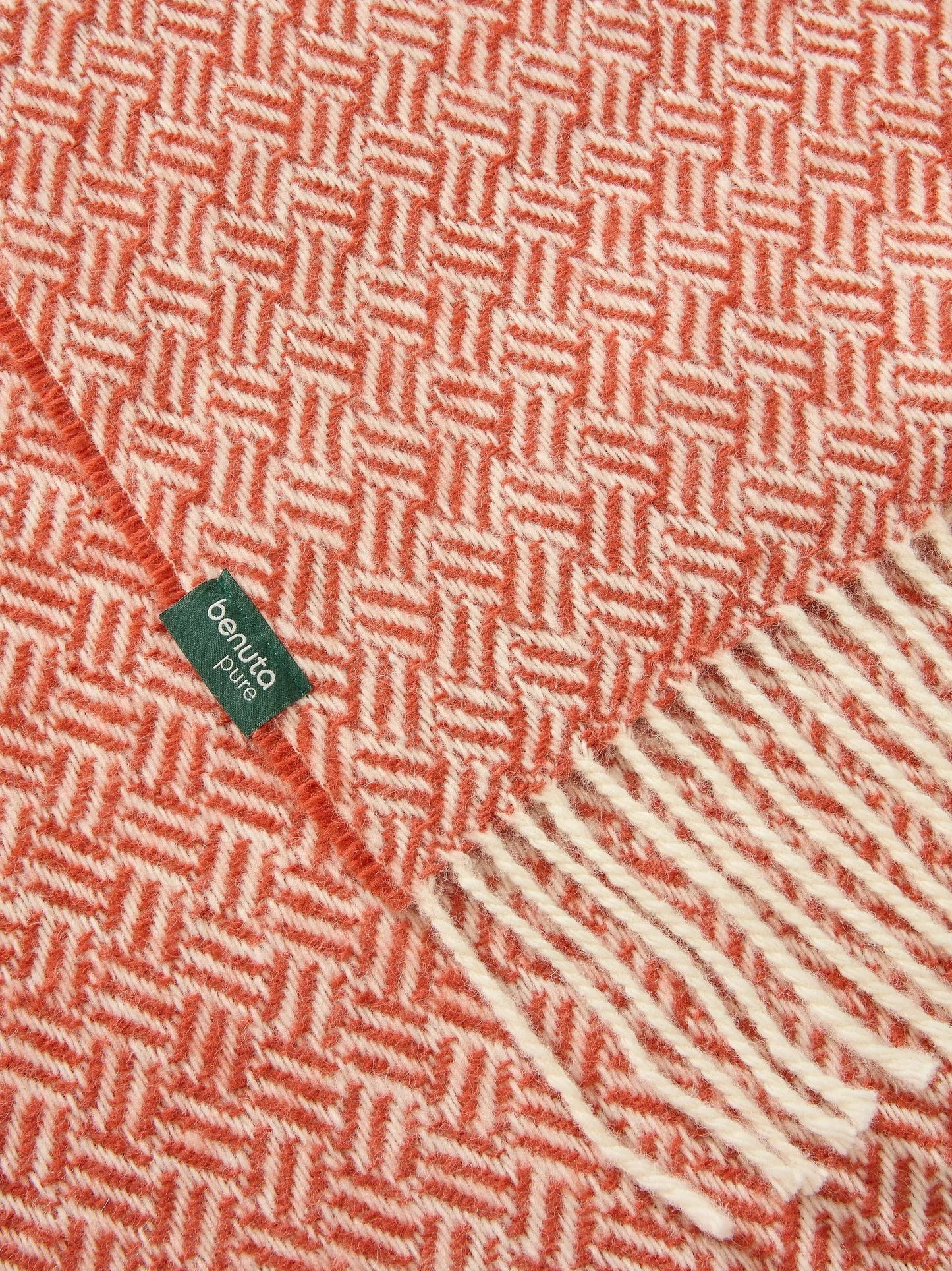 Wool Pătură Bianca Red