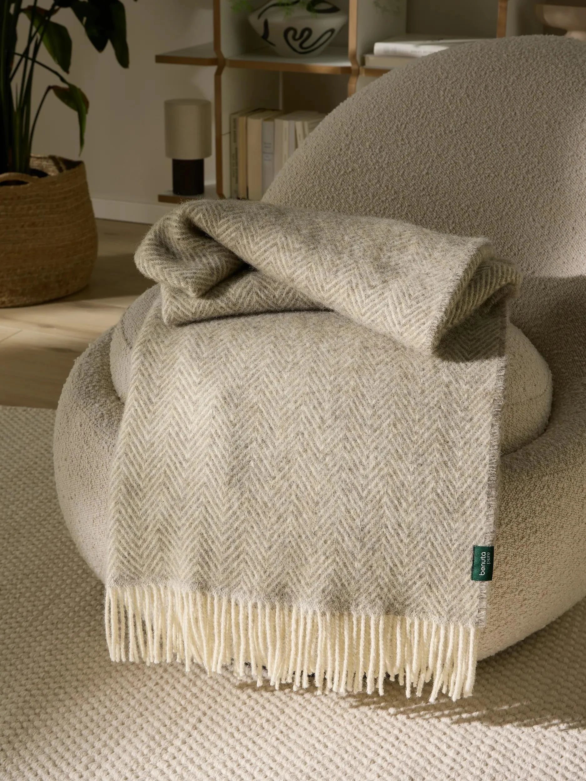 Wool Pătură Bianca Grey
