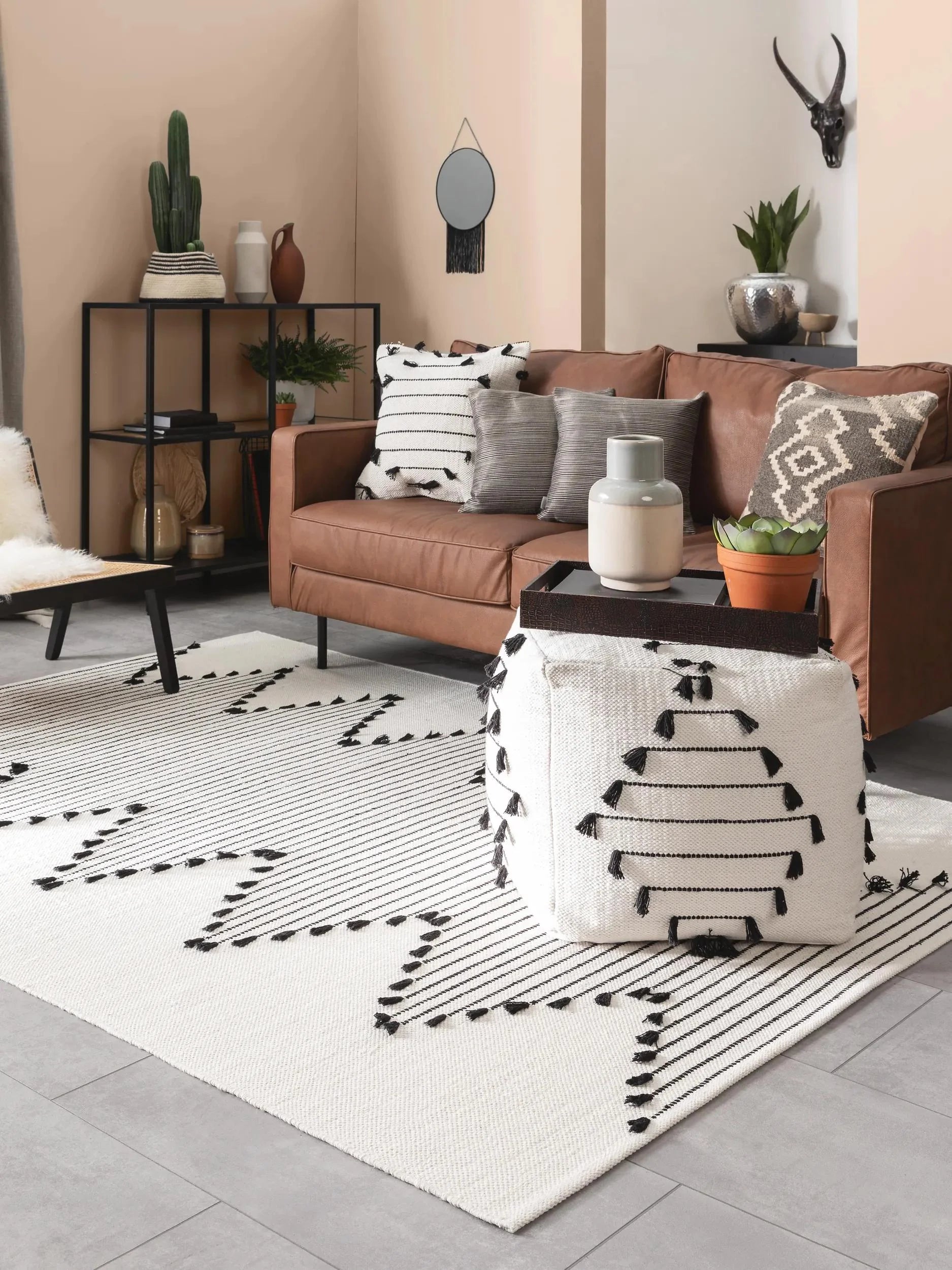 Covor bumbac Bo Ivory 