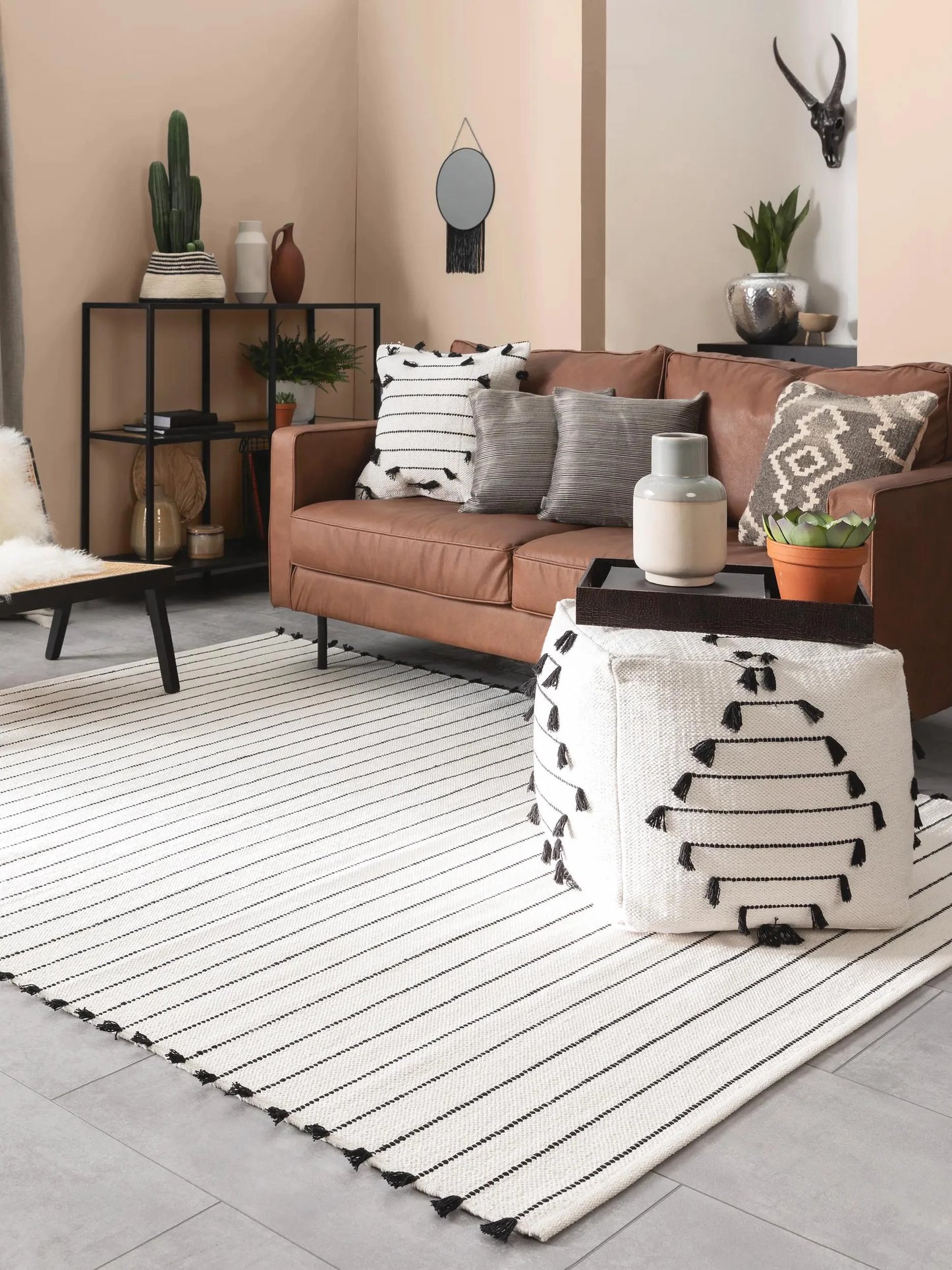 Covor bumbac Bo Ivory