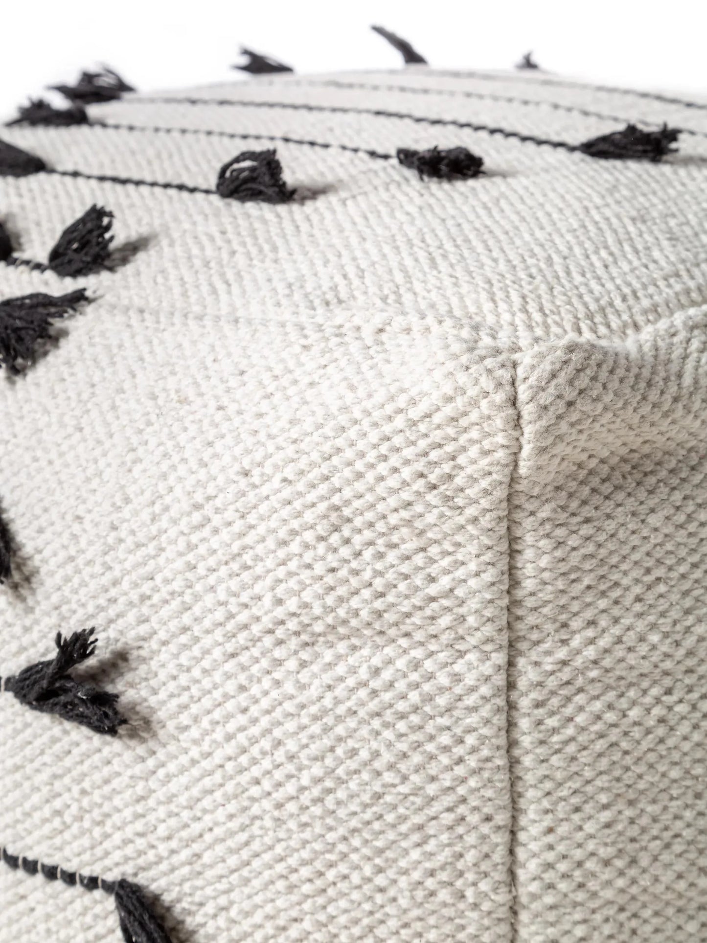Pouf/taburet Bo Ivory