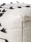 Pouf/taburet Bo Ivory