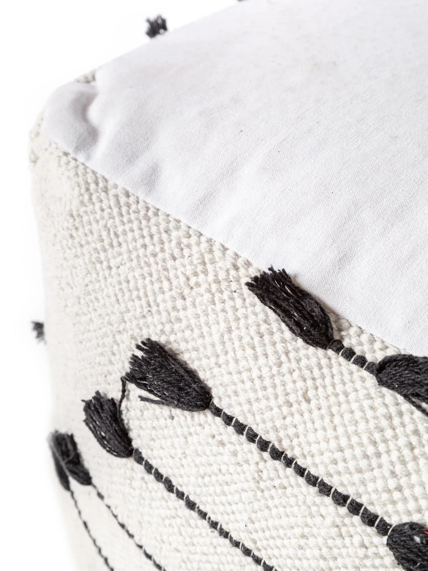 Pouf/taburet Bo Ivory