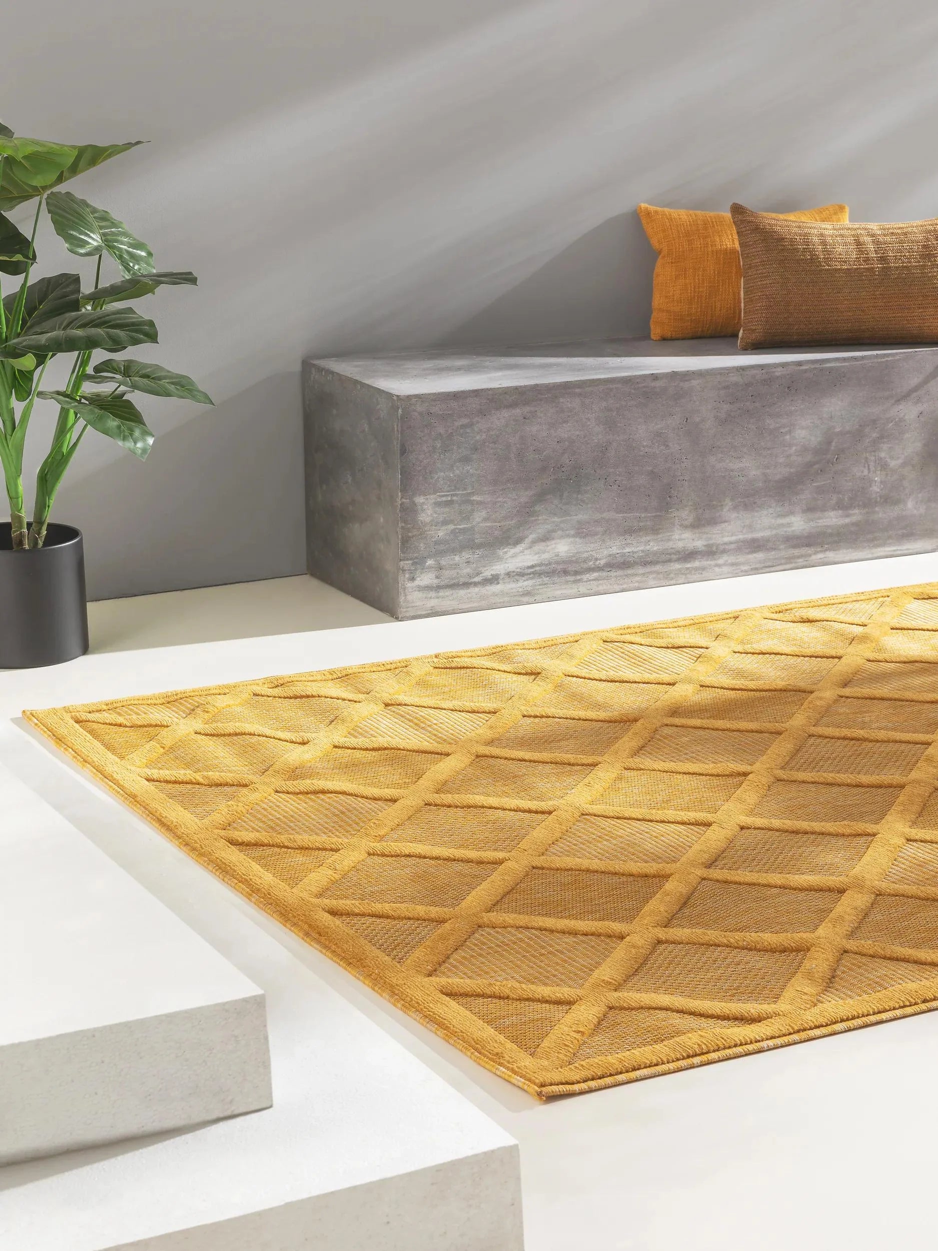 Covor interior/exterior Bonte Yellow 