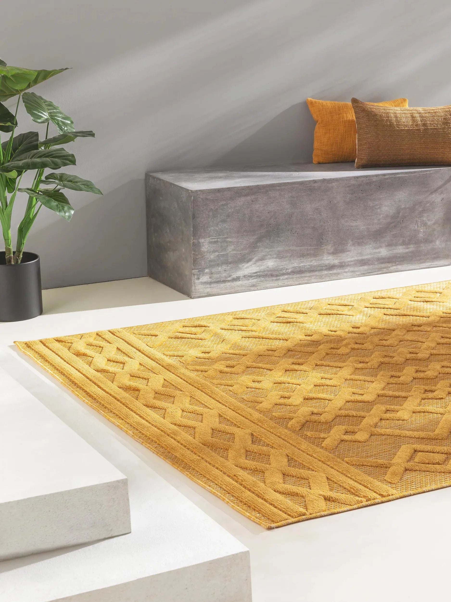 Covor interior/exterior Bonte Yellow 