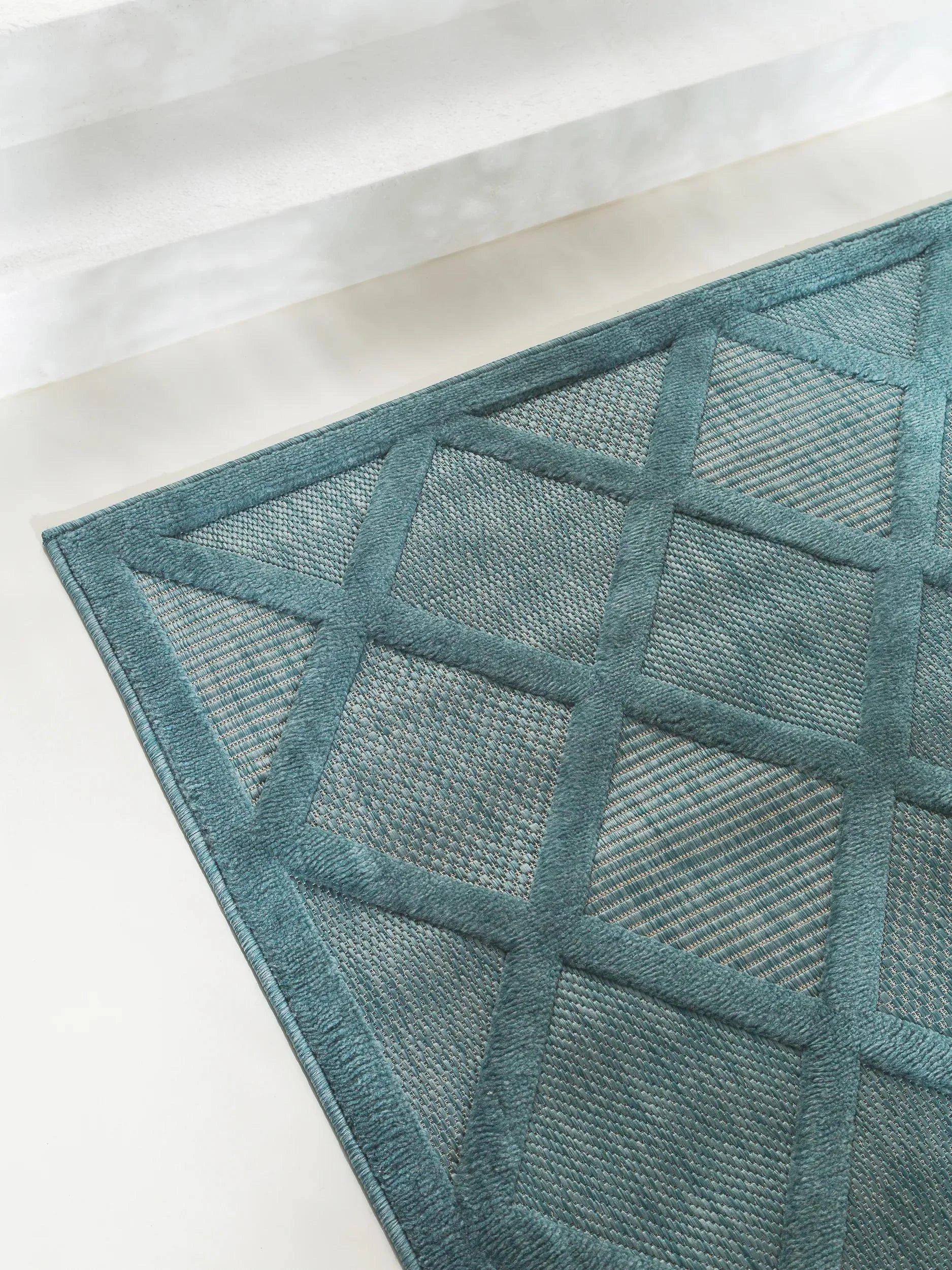 Covor interior/exterior Bonte Turquoise 
