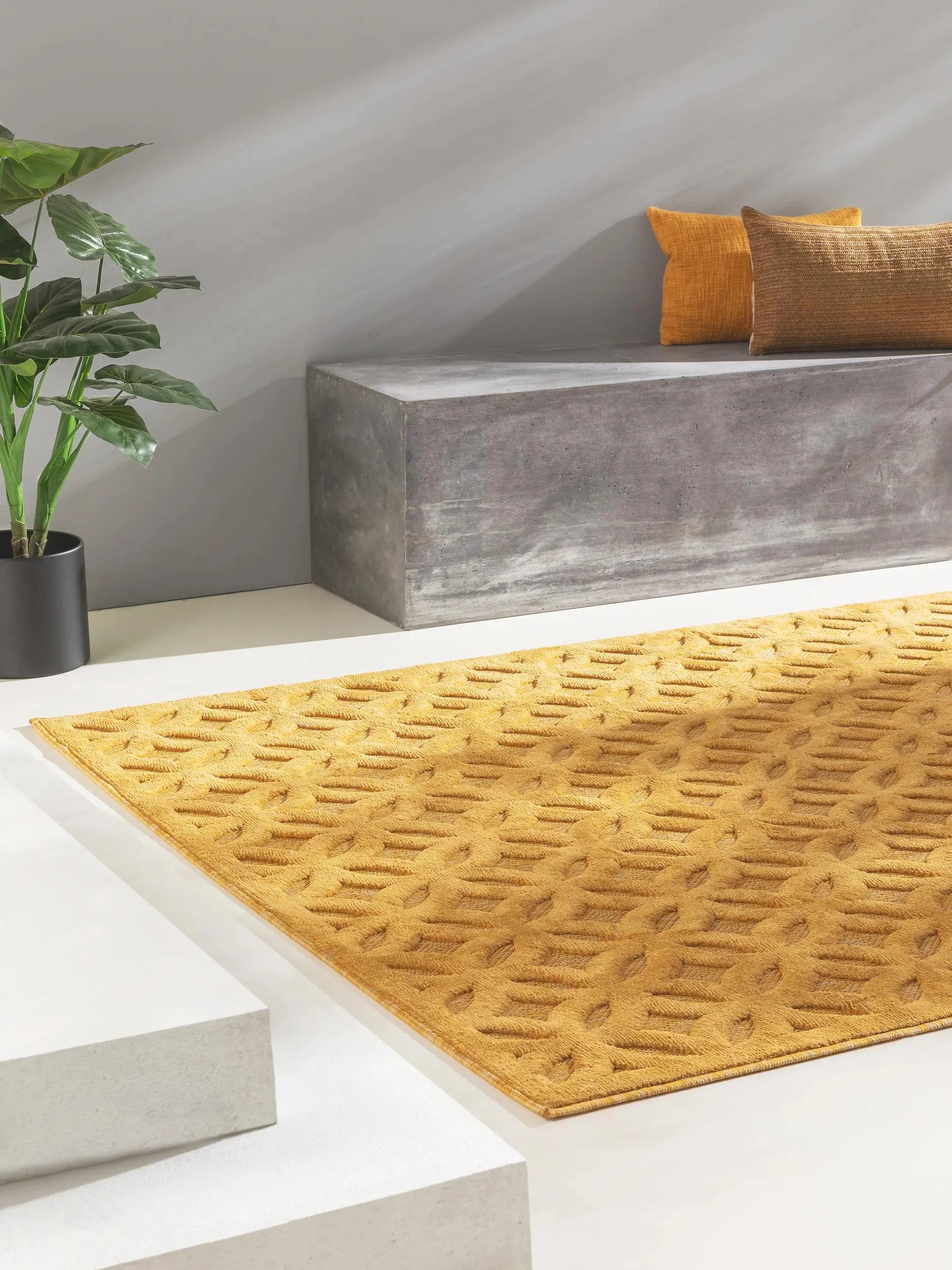 Covor interior/exterior Bonte Yellow 