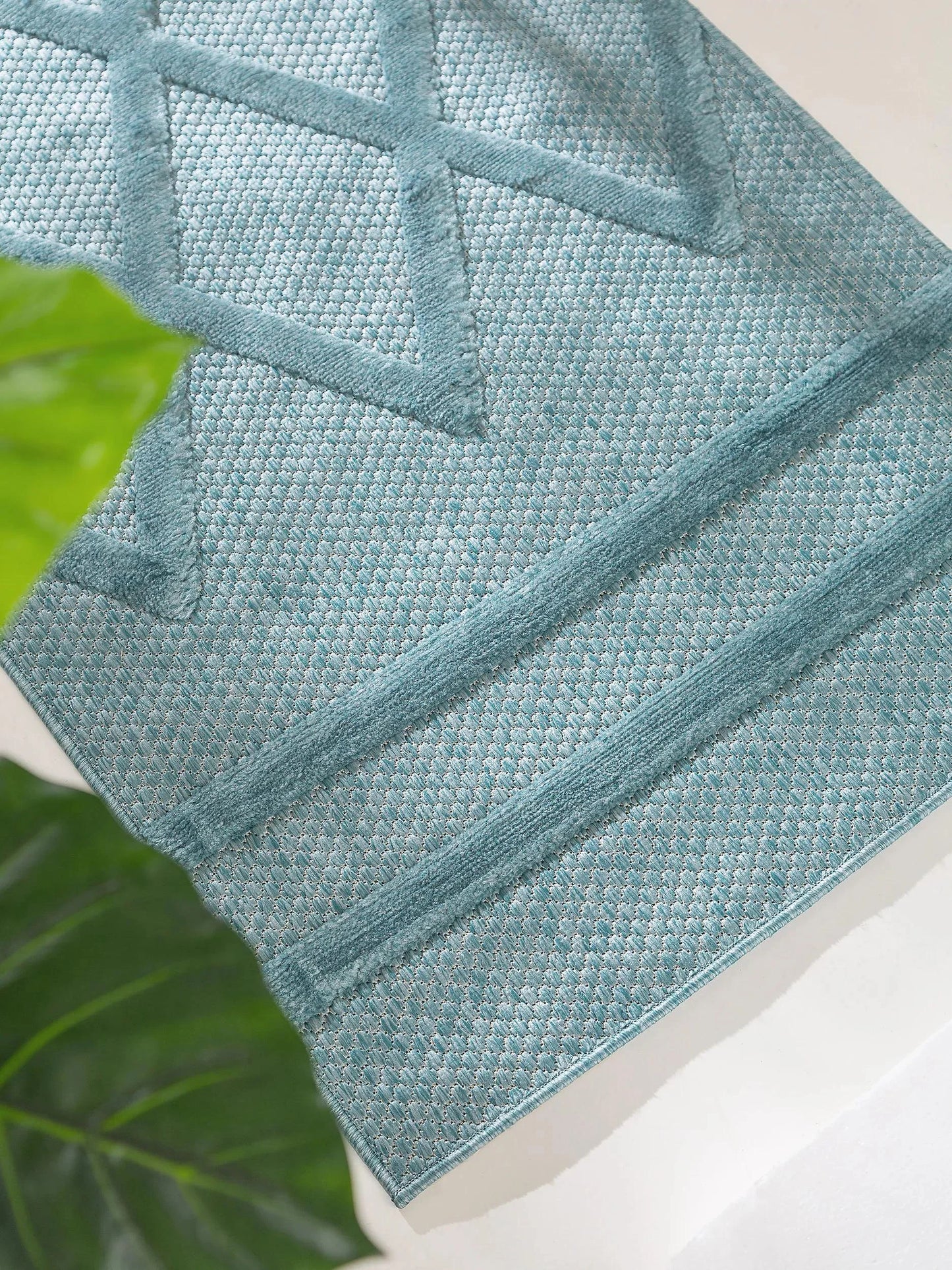 Covor interior/exterior Bonte Turquoise 