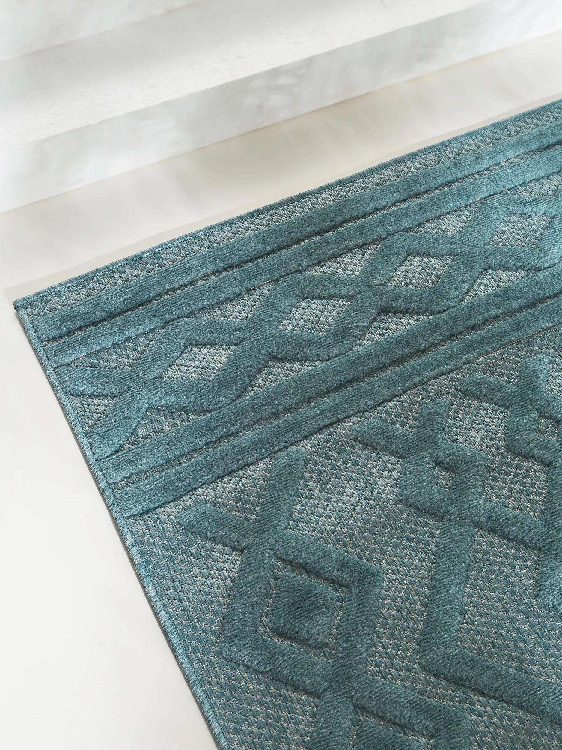 Covor interior/exterior Bonte Turquoise 