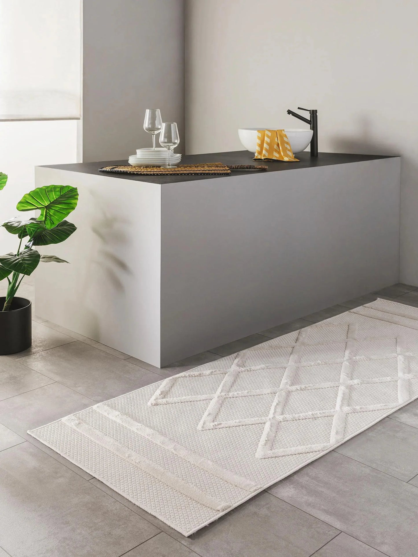 Covor interior/exterior Bonte Cream 