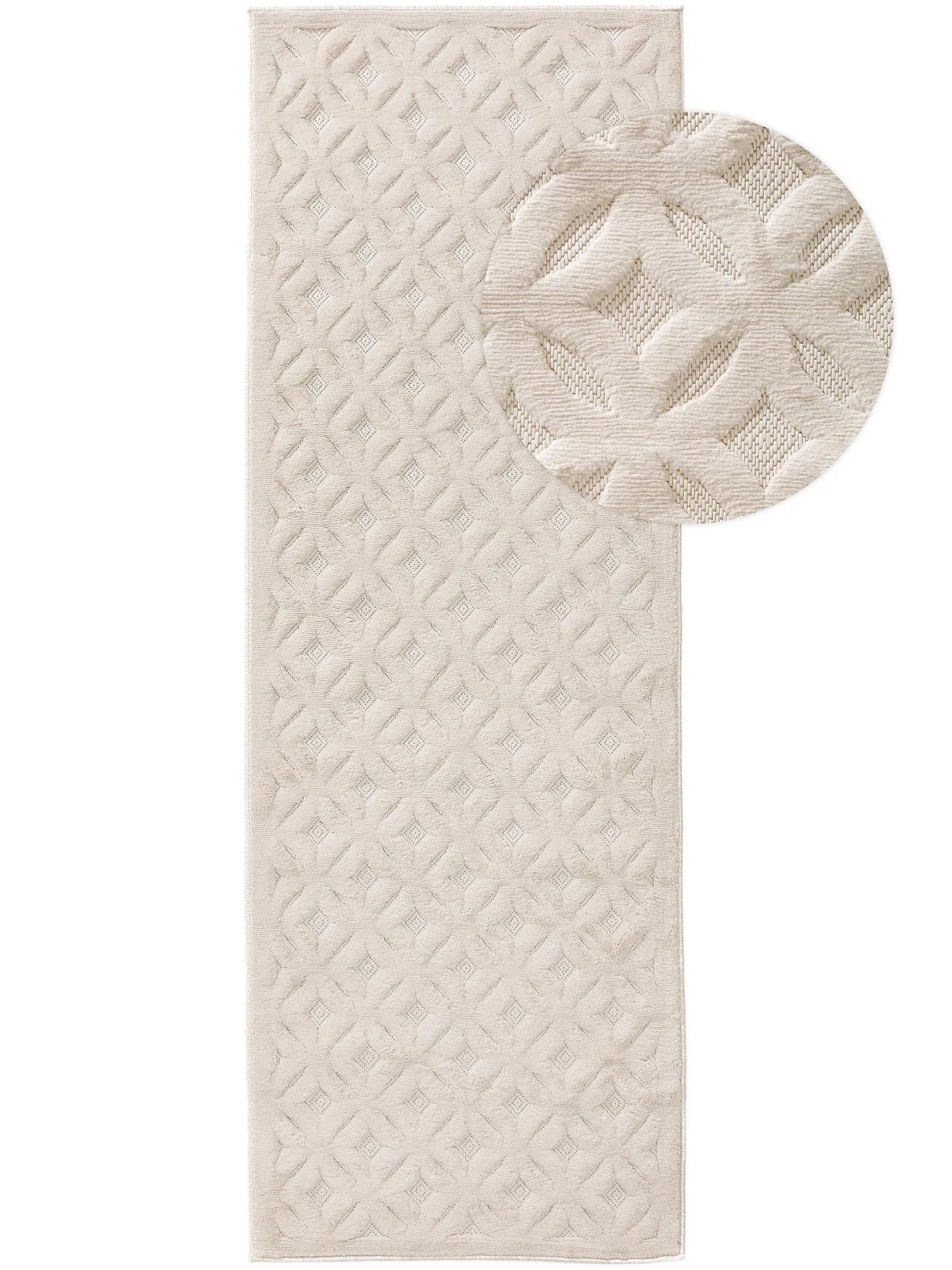 Covoraș îngust/preș - interior/exterior Bonte Cream 