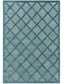 Covor interior/exterior Bonte Turquoise 