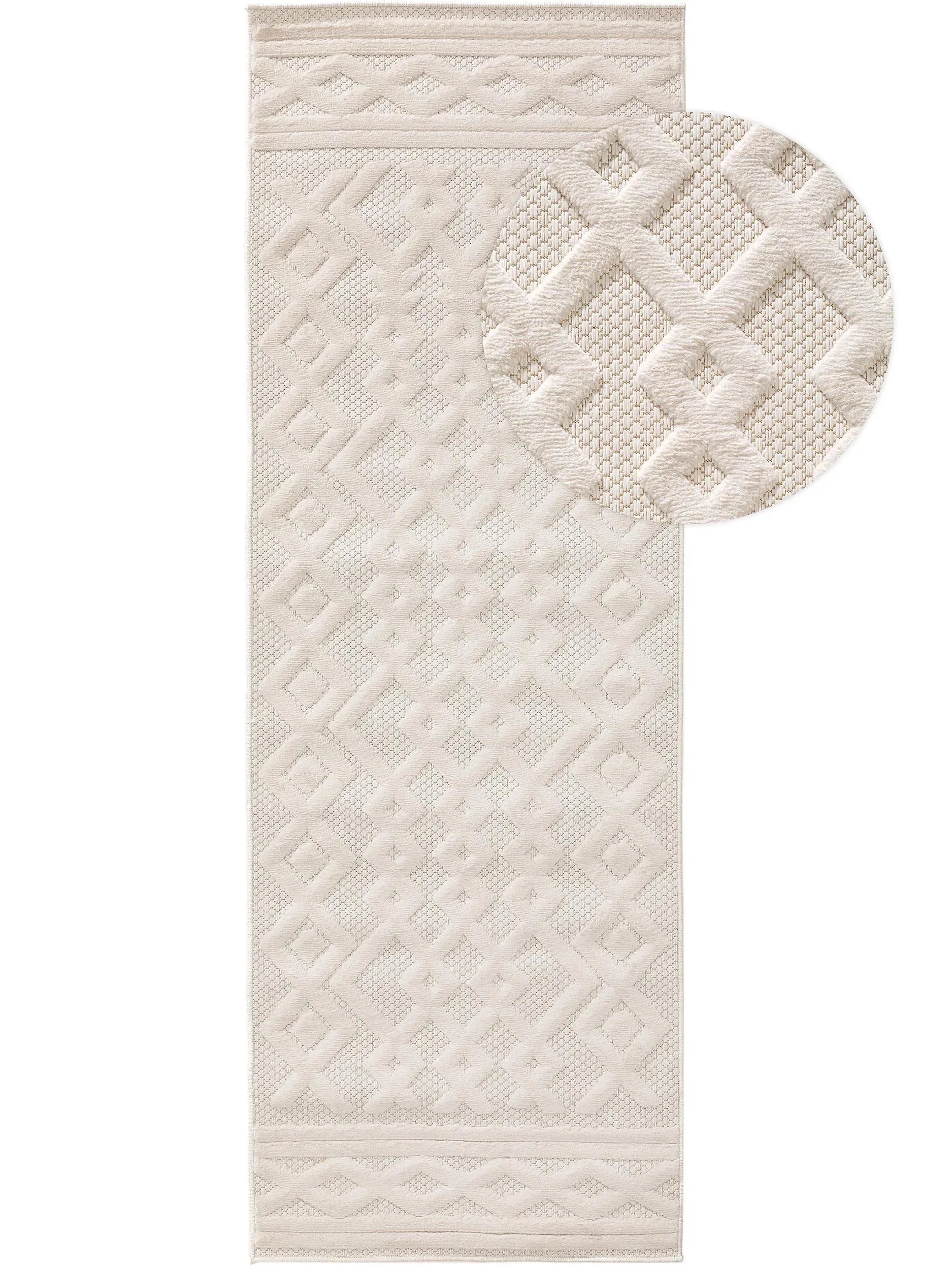 Covoraș îngust/preș - interior/exterior Bonte Cream 