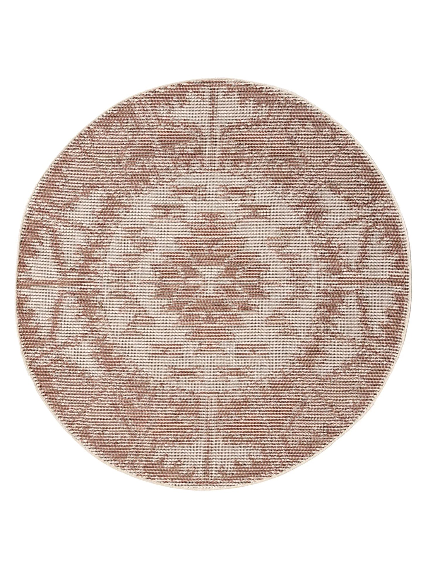 Covor rotund interior/exterior Bronco Terracotta 