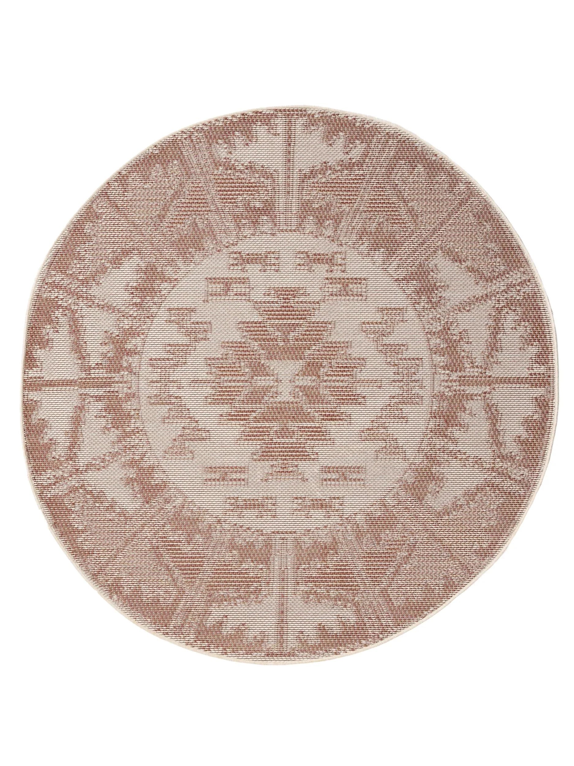 Covor rotund interior/exterior Bronco Terracotta 