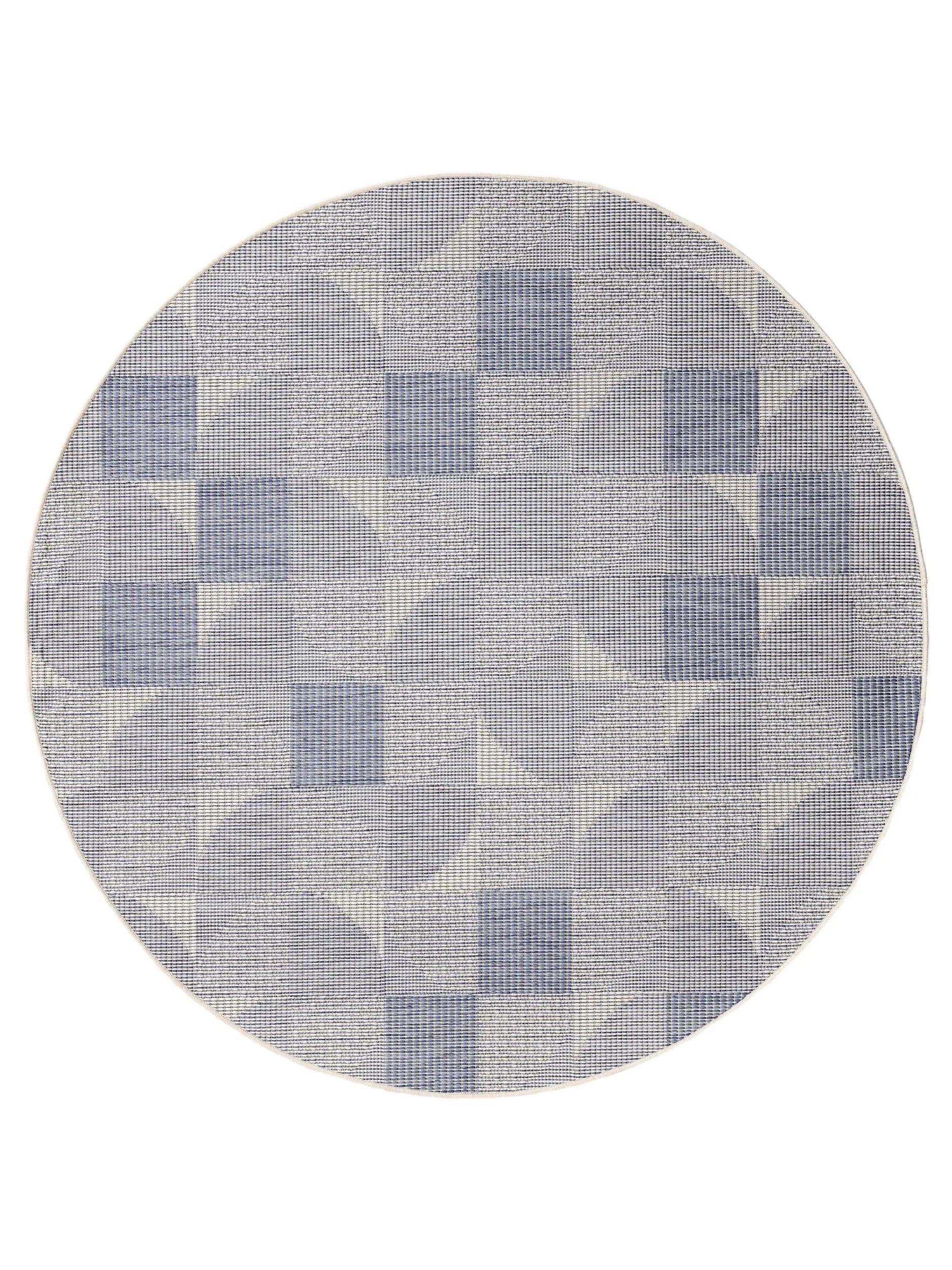 Covor rotund interior/exterior Bronco Dark Blue 