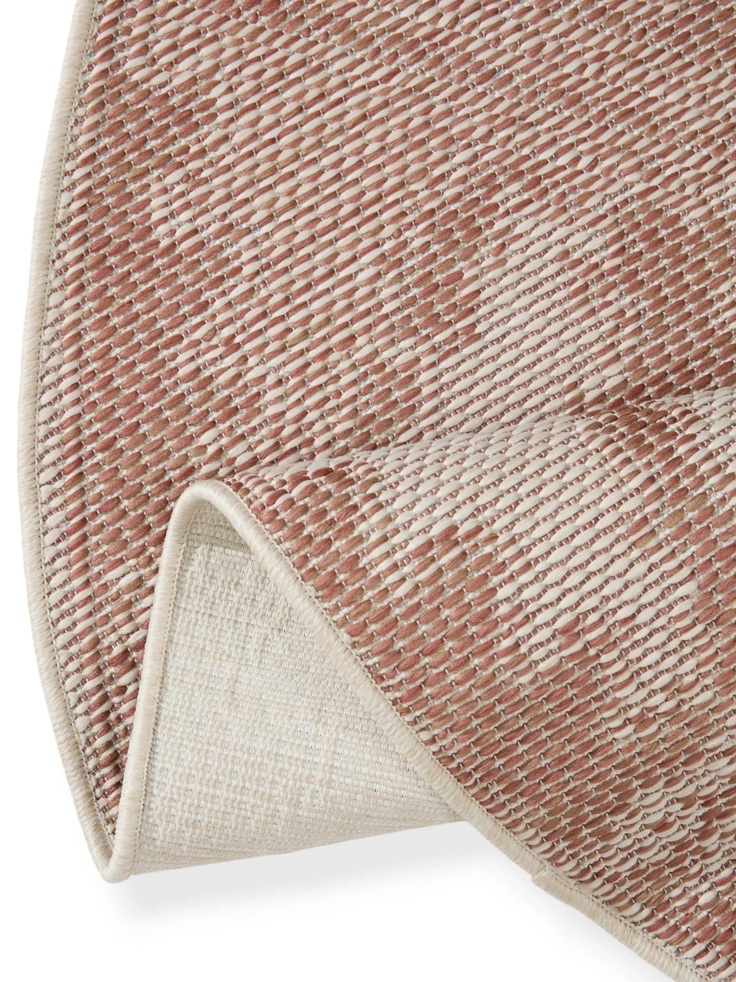 Covor rotund interior/exterior Bronco Terracotta 