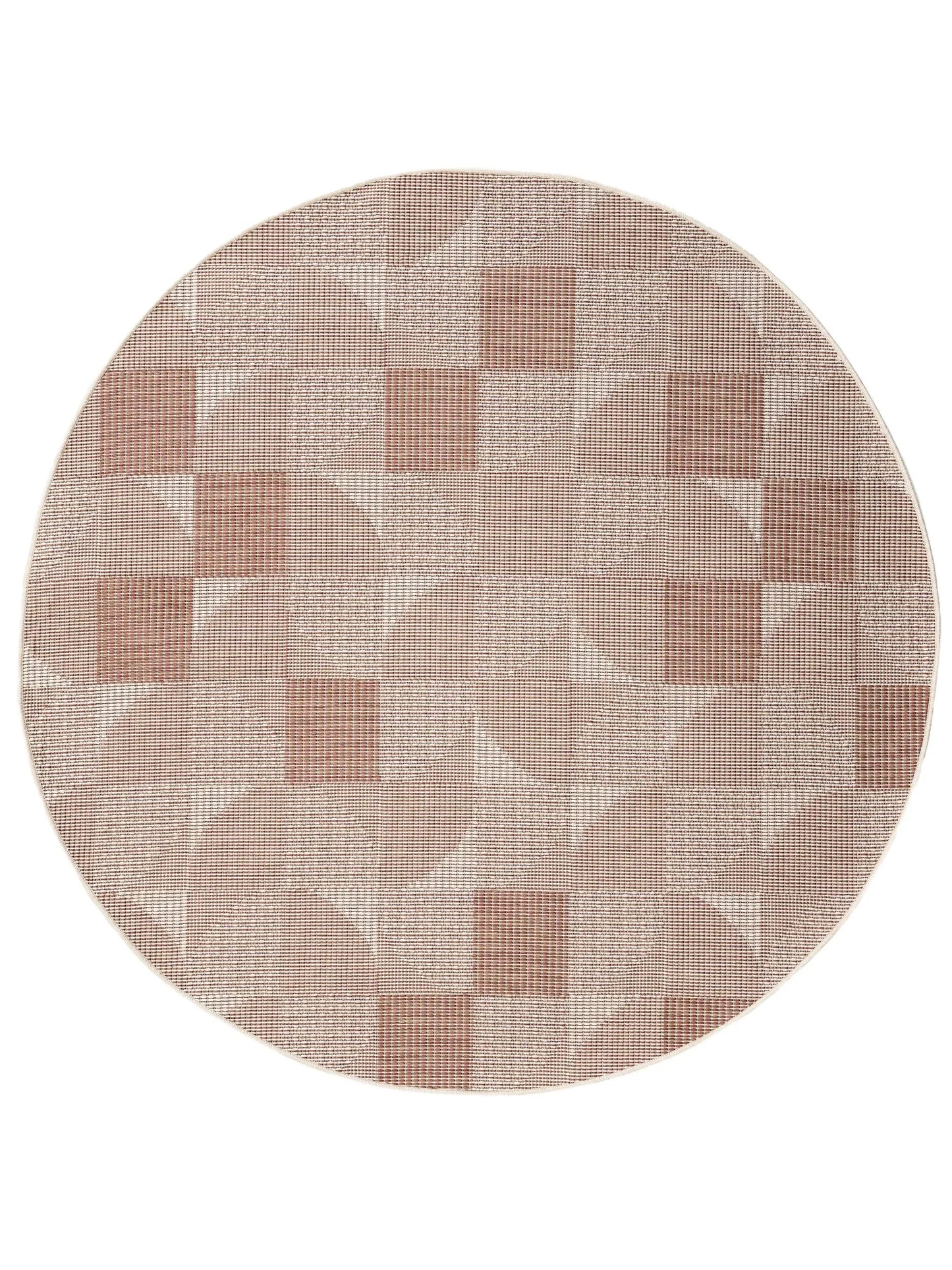 Covor rotund interior/exterior Bronco Terracotta 