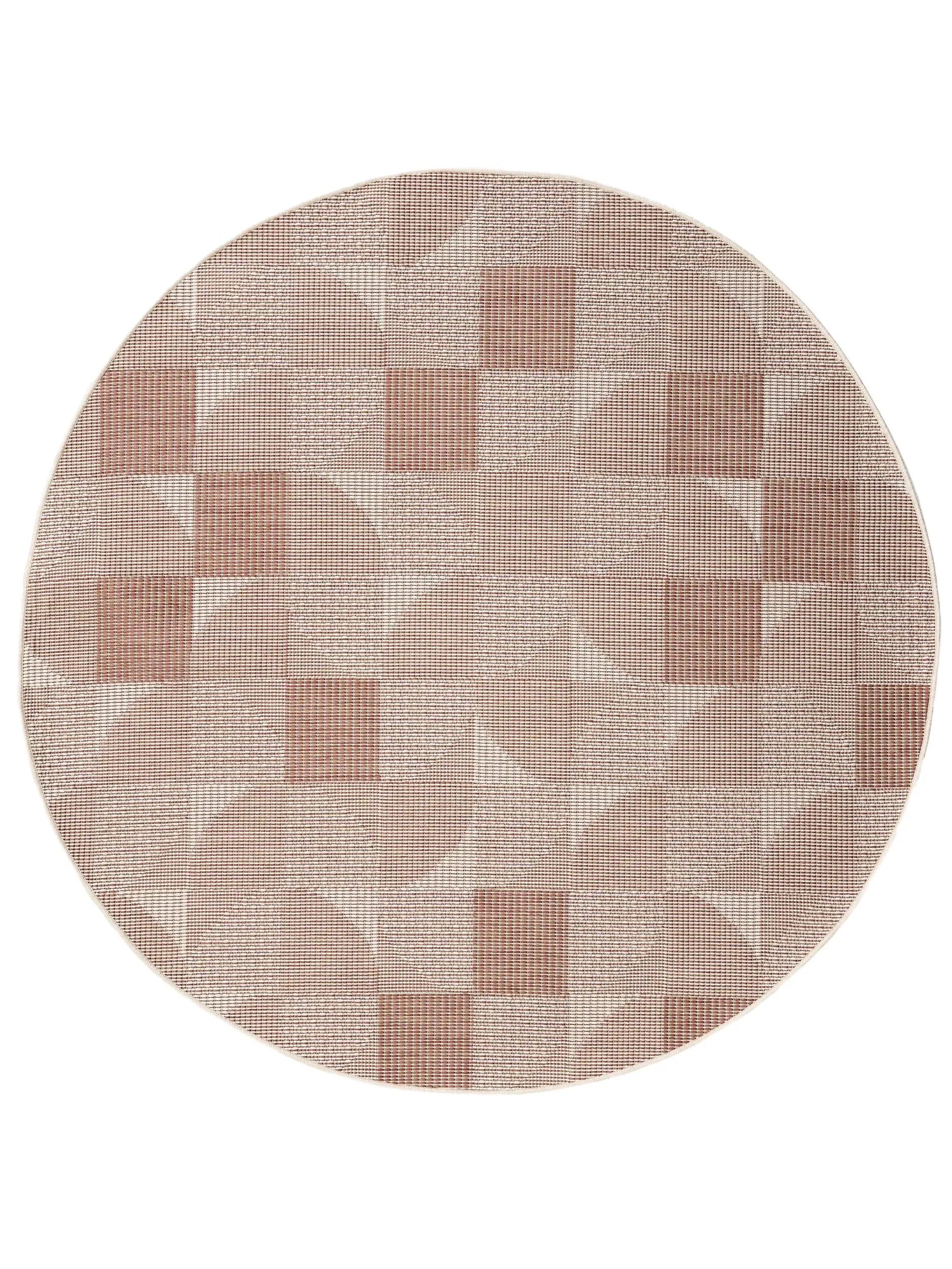 Covor rotund interior/exterior Bronco Terracotta 