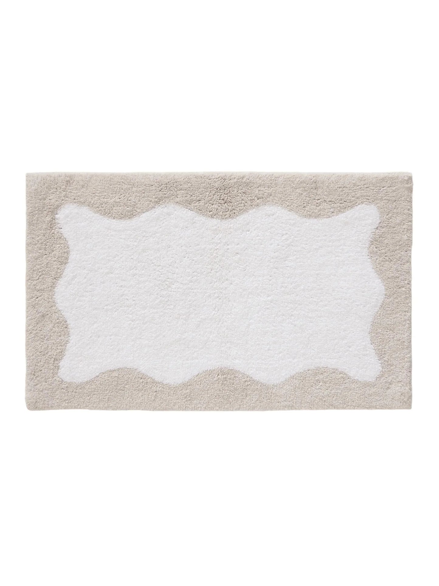 Covor de baie Cara Grey/White