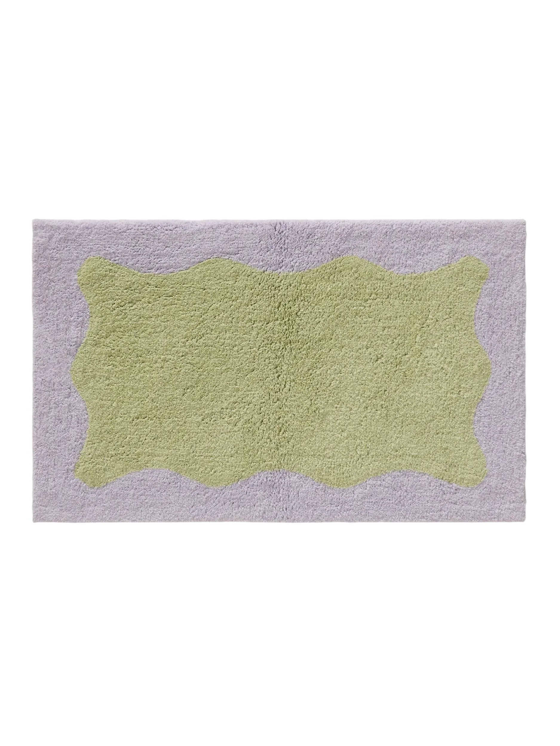 Covor de baie Cara Green/Purple