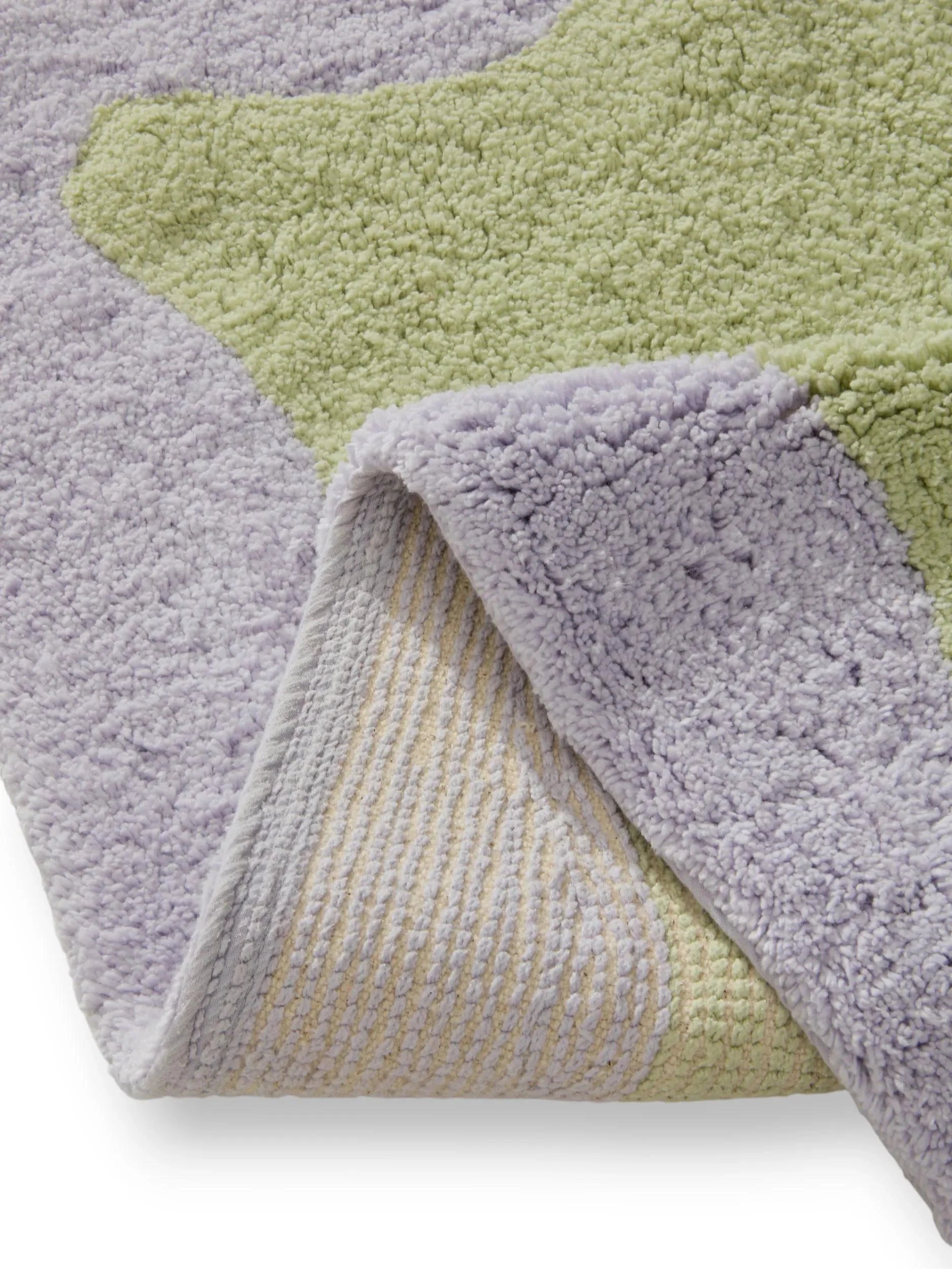Covor de baie Cara Green/Purple