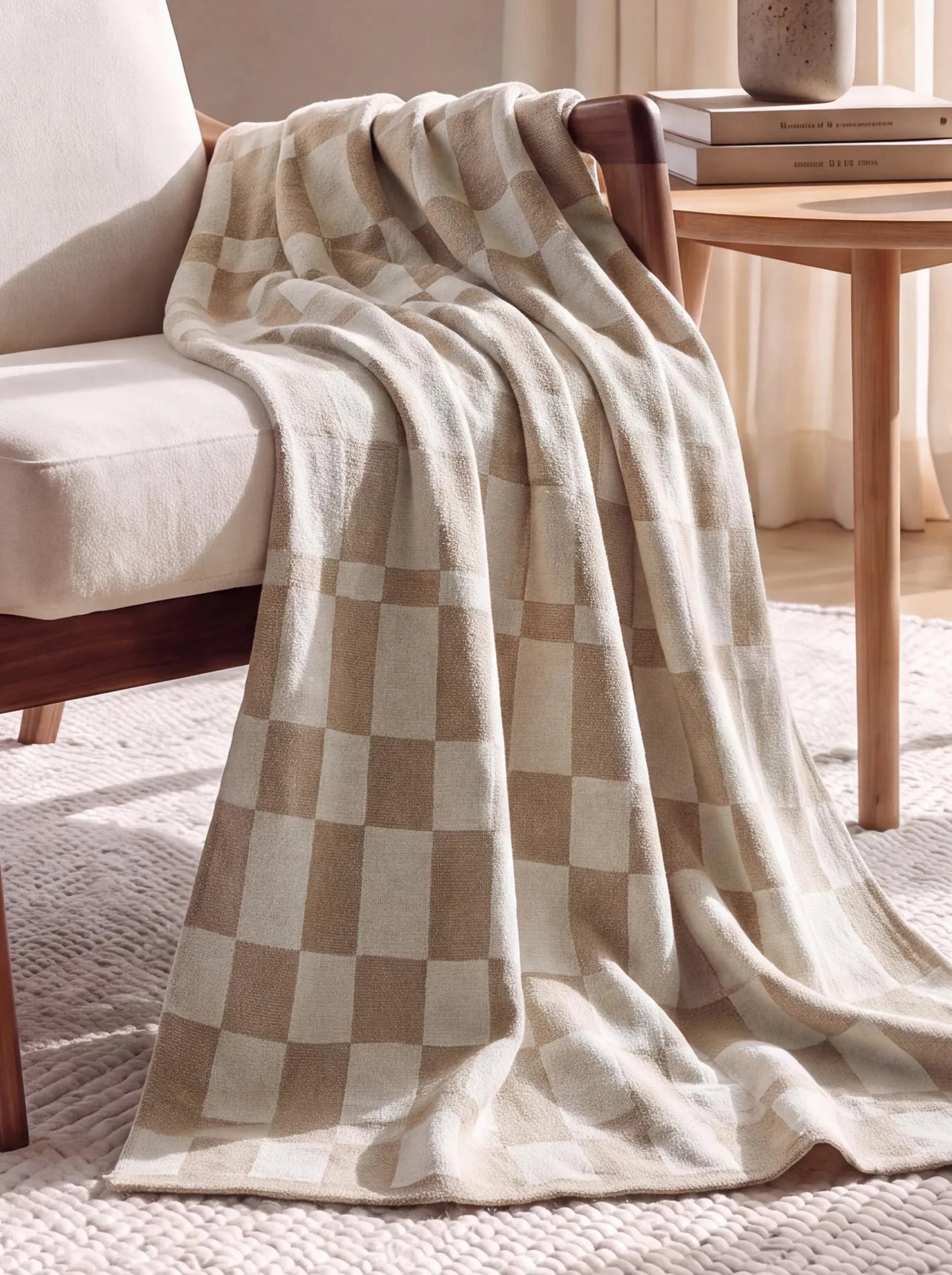 Cotton Pătură Carli Beige