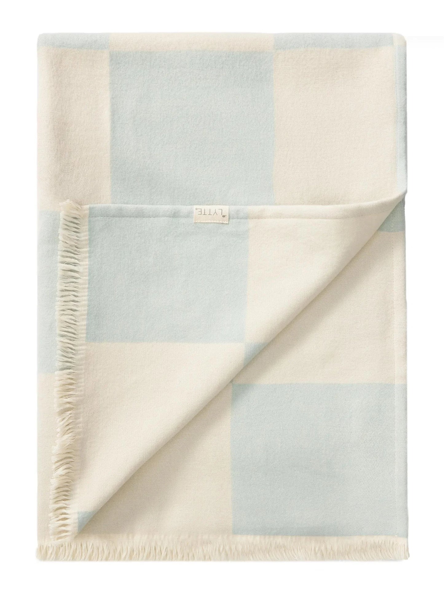 Pătură de bumbac Caro Blue 