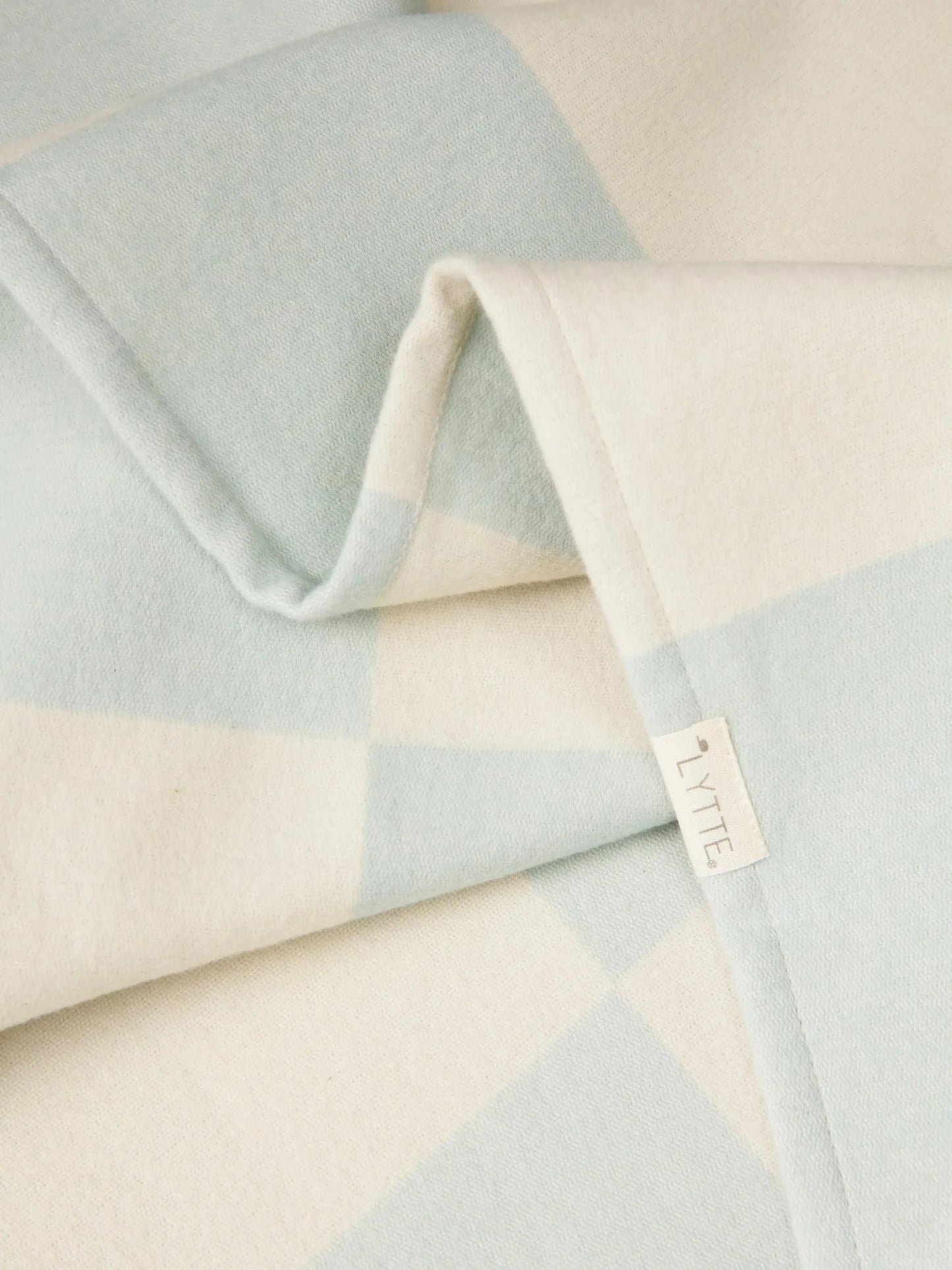 Pătură de bumbac Caro Blue 