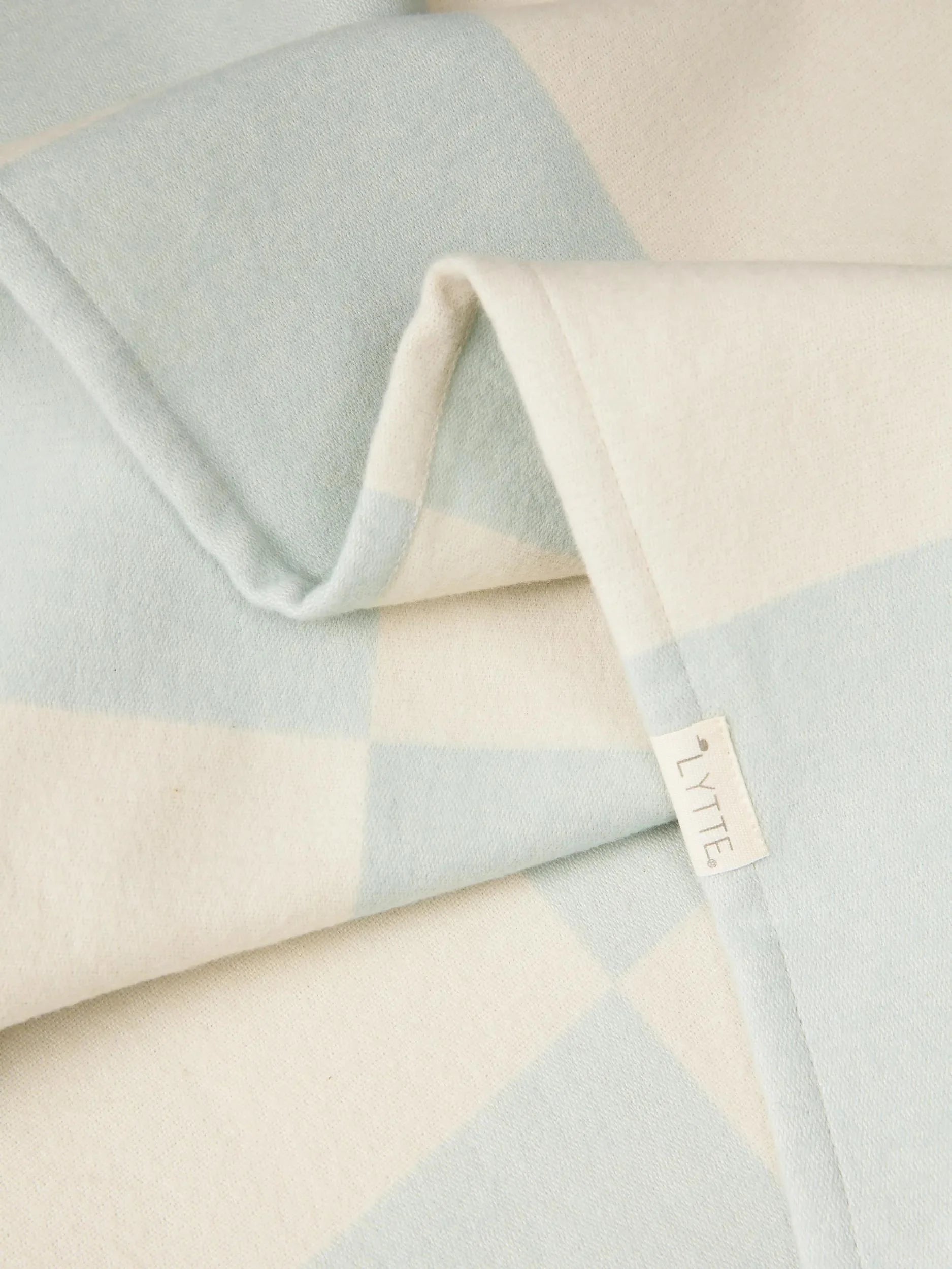 Pătură de bumbac Caro Blue 