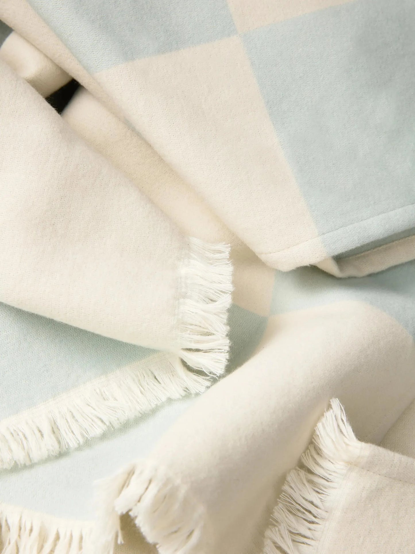 Pătură de bumbac Caro Blue 