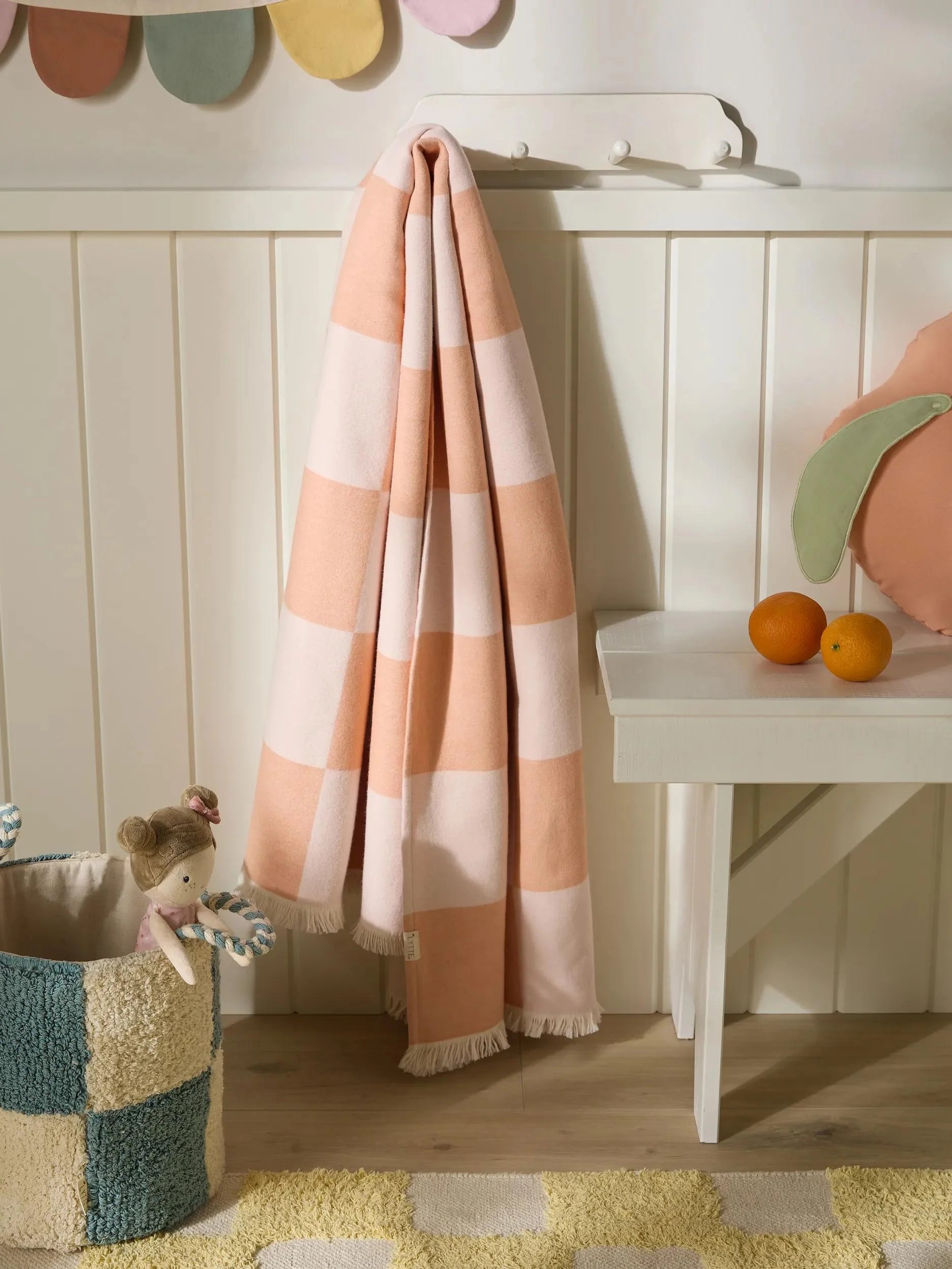 Cotton Pătură Caro Rose