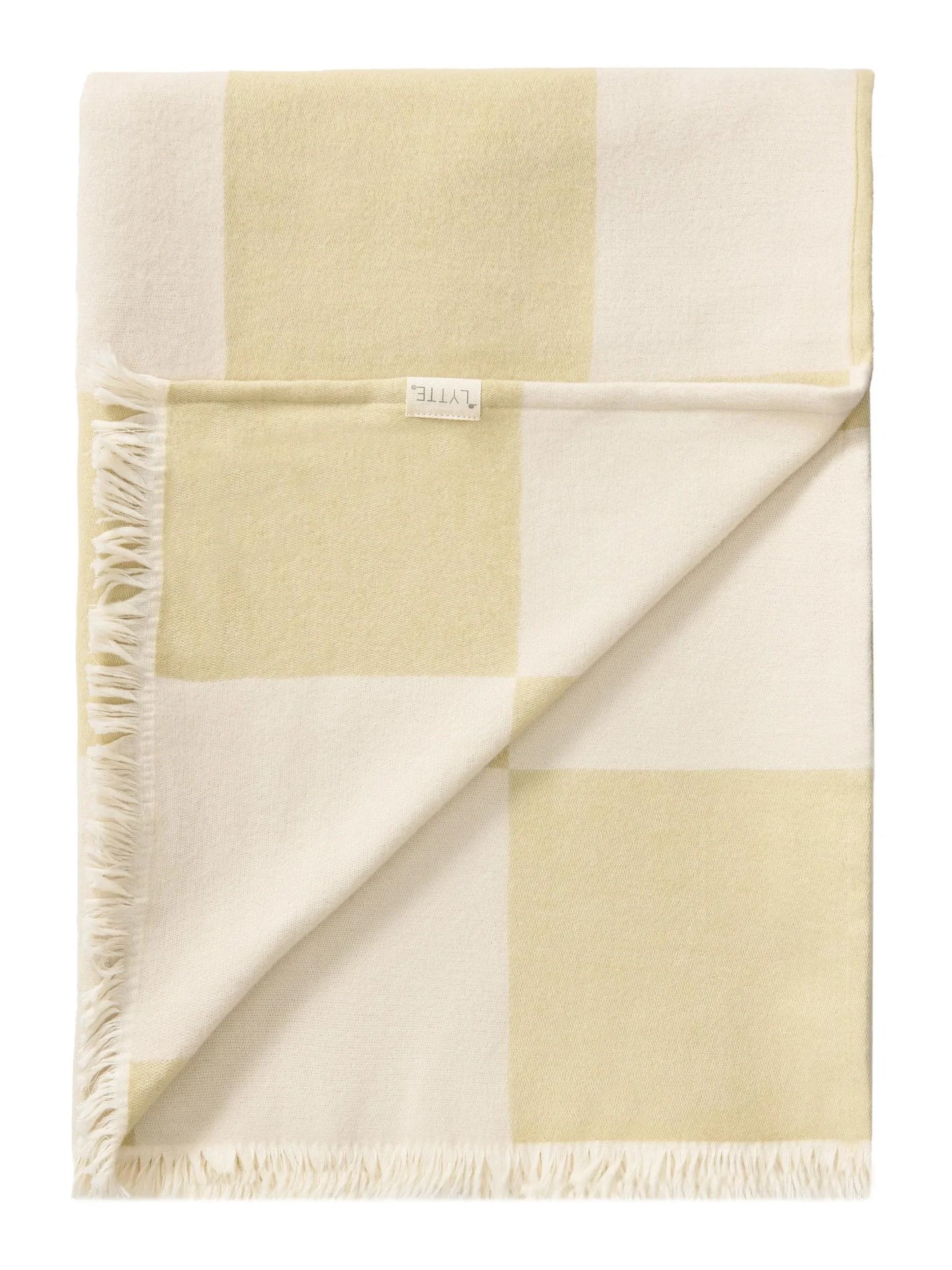 Pătură de bumbac Caro Green 