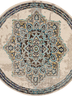 Covor rotund Casa Beige