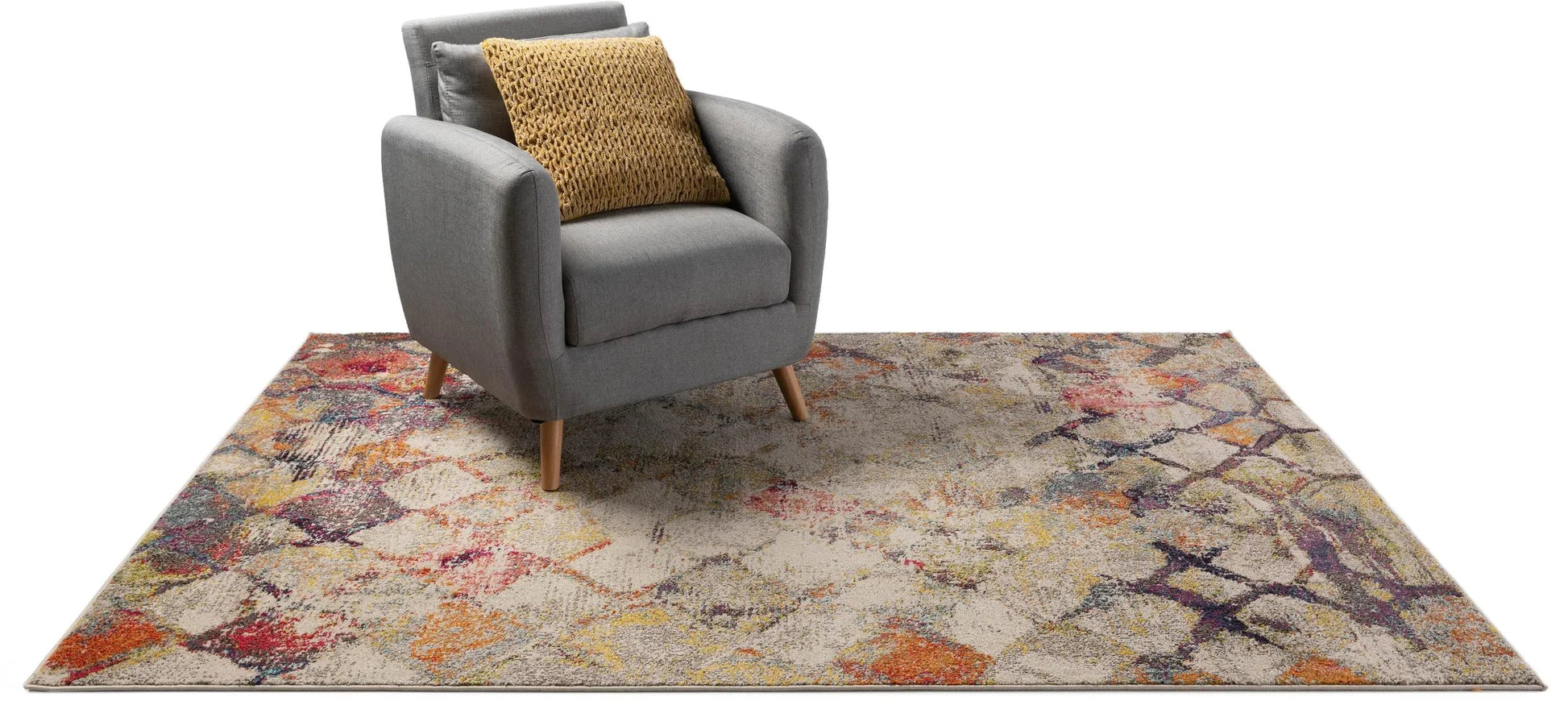 Covor Casa Beige/Multicolour