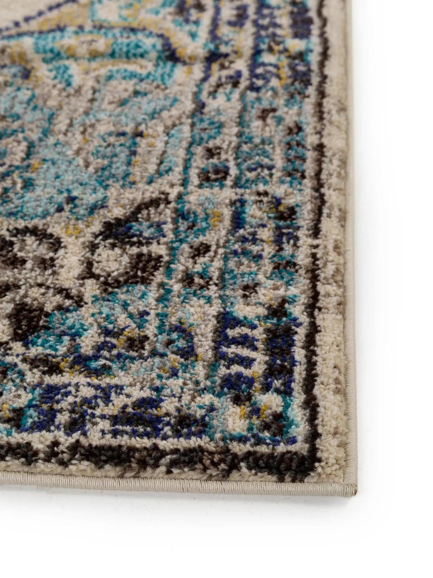 Covor Casa Beige/Turquoise