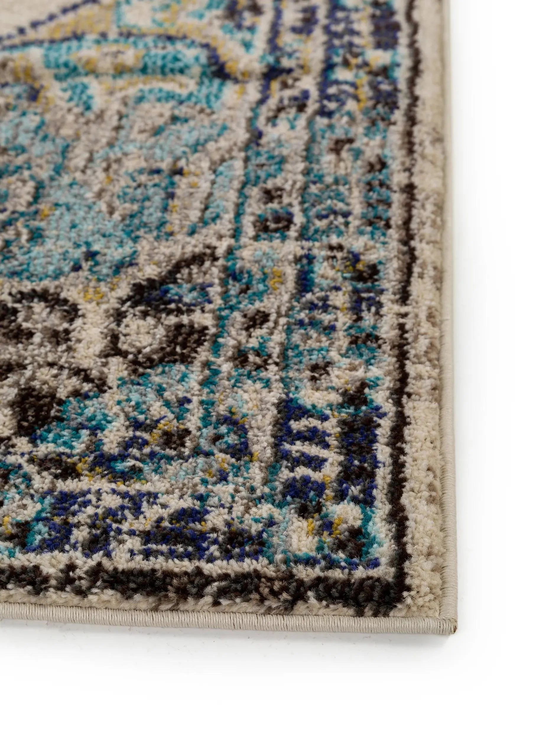 Covor Casa Beige/Turquoise