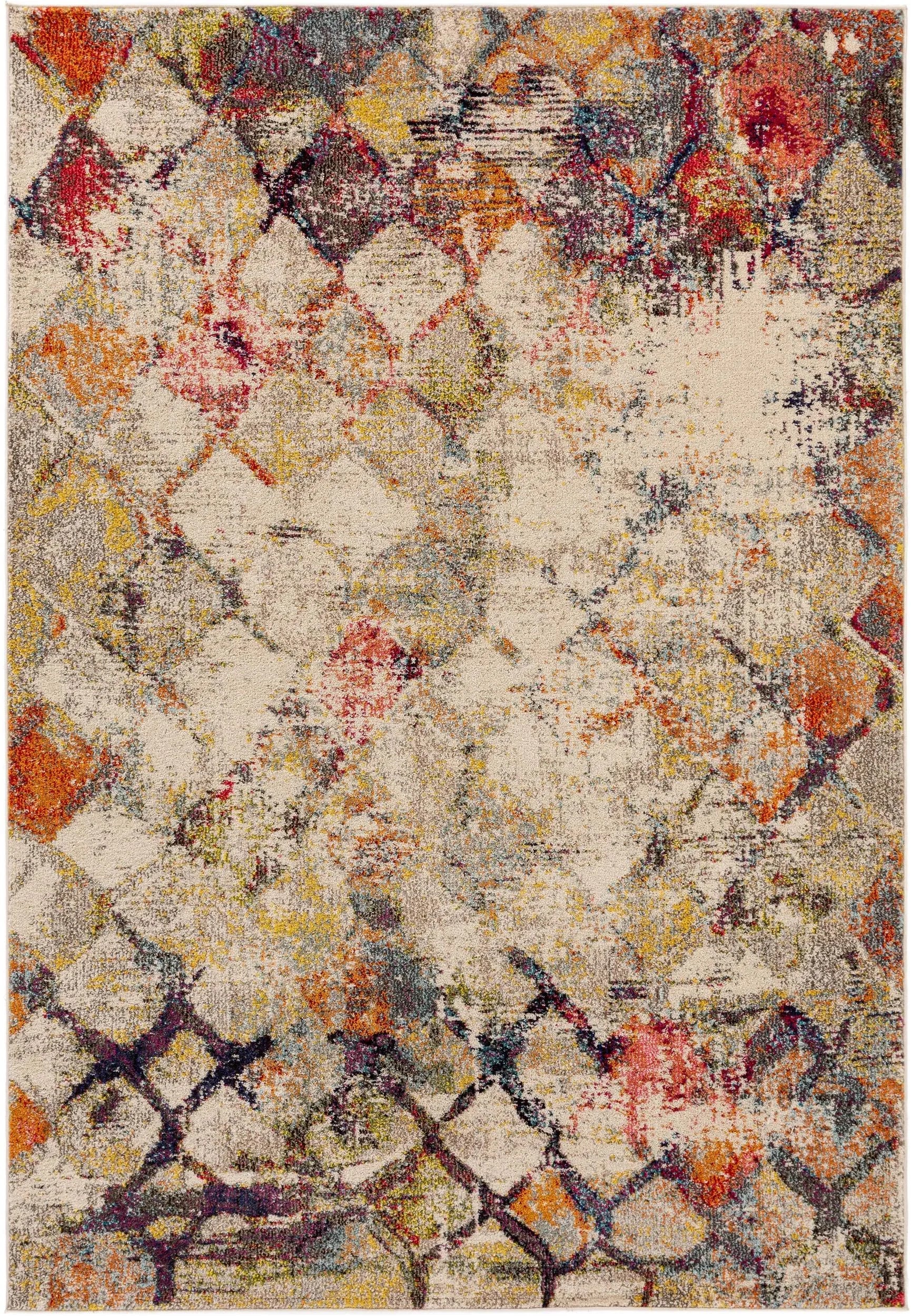Covor Casa Beige/Multicolour