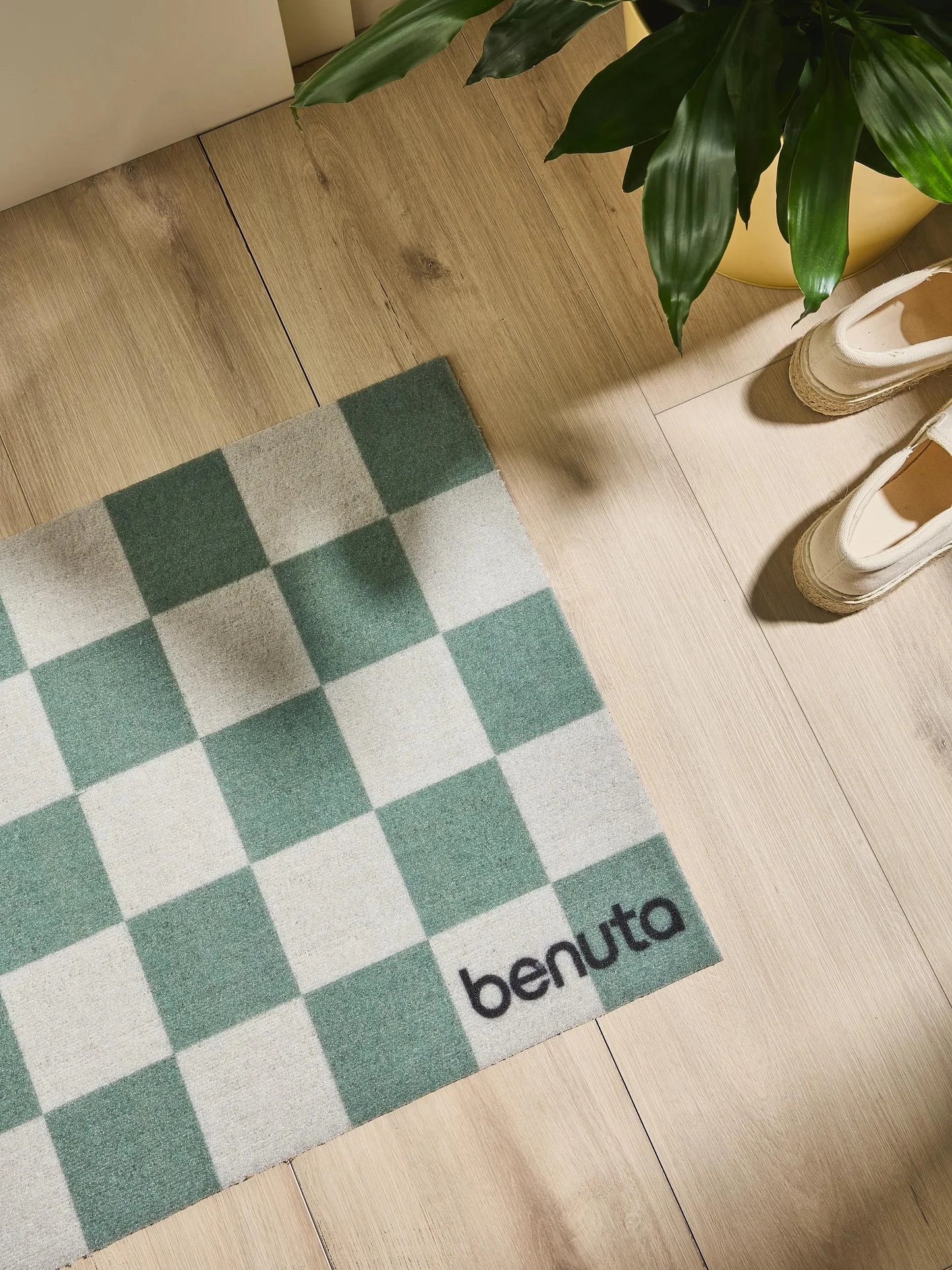 Preș Checker Green