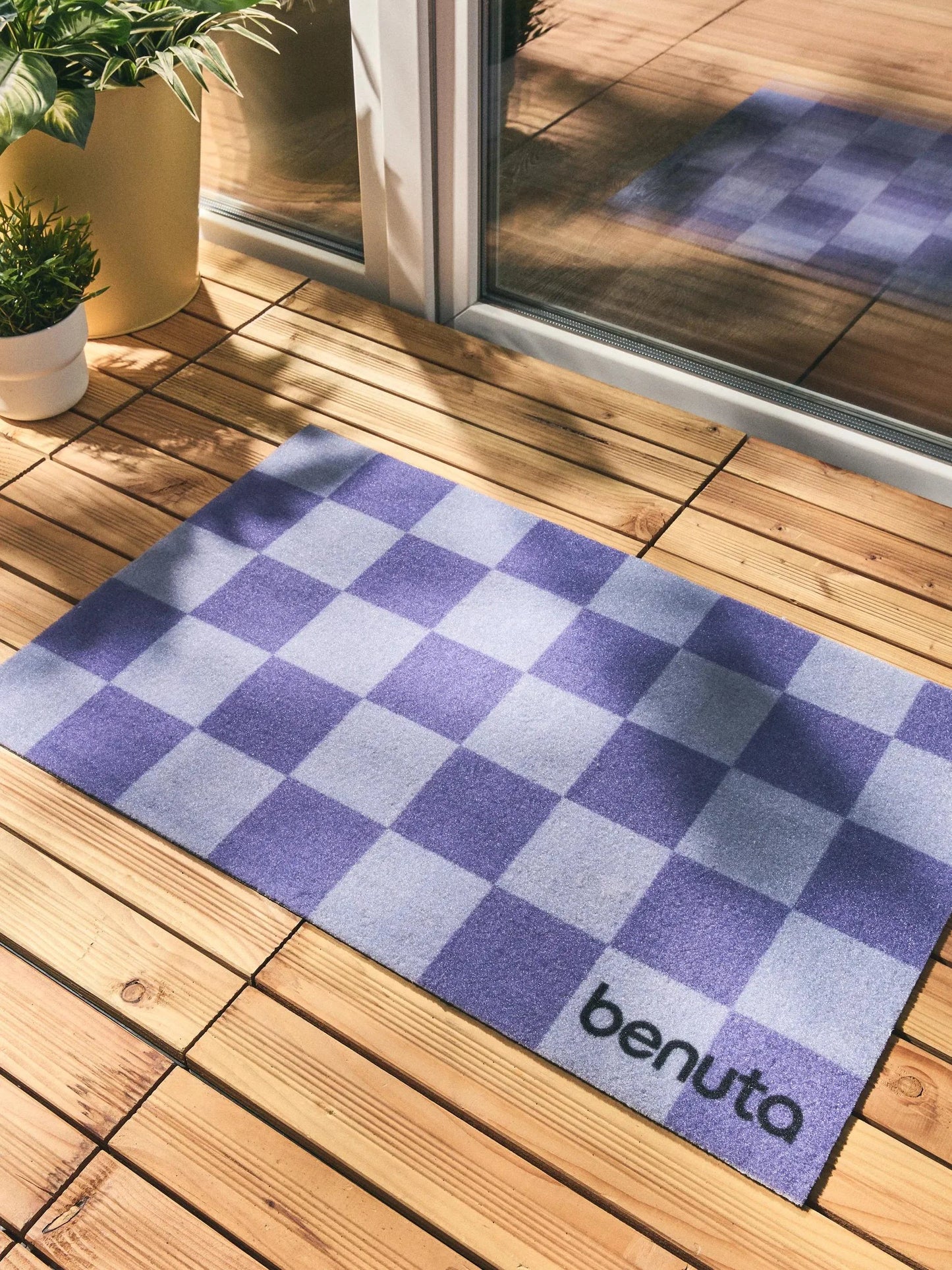 Preș Checker Purple
