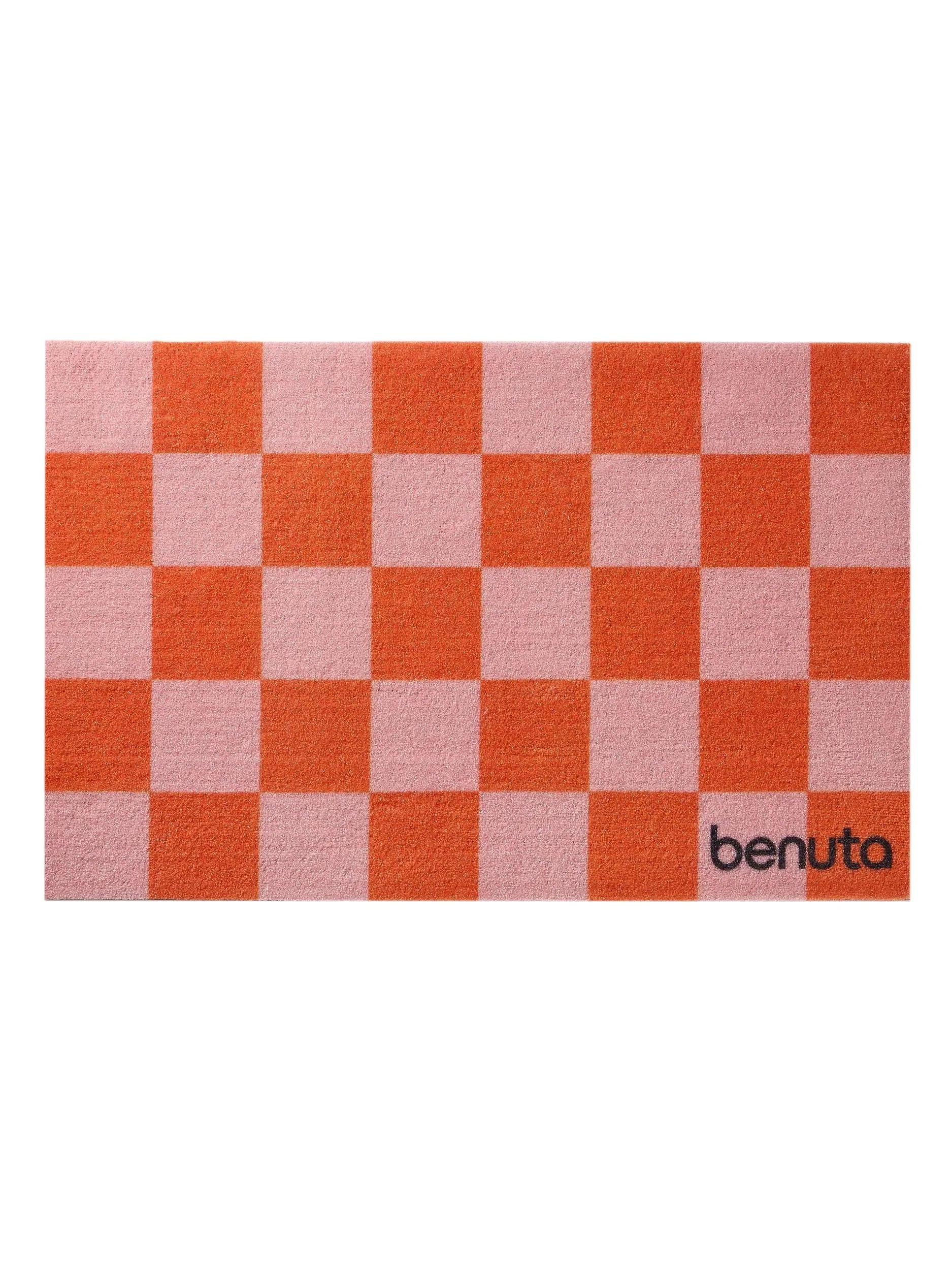 Preș Checker Pink