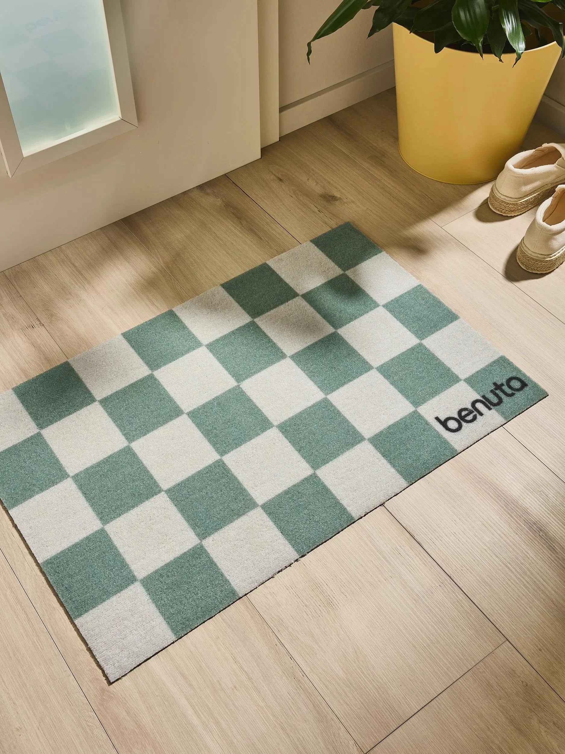 Preș Checker Green