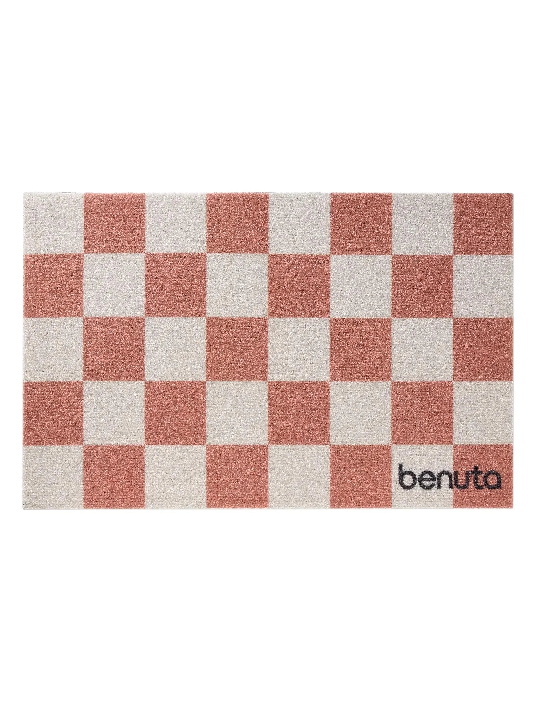 Preș Checker Terracotta