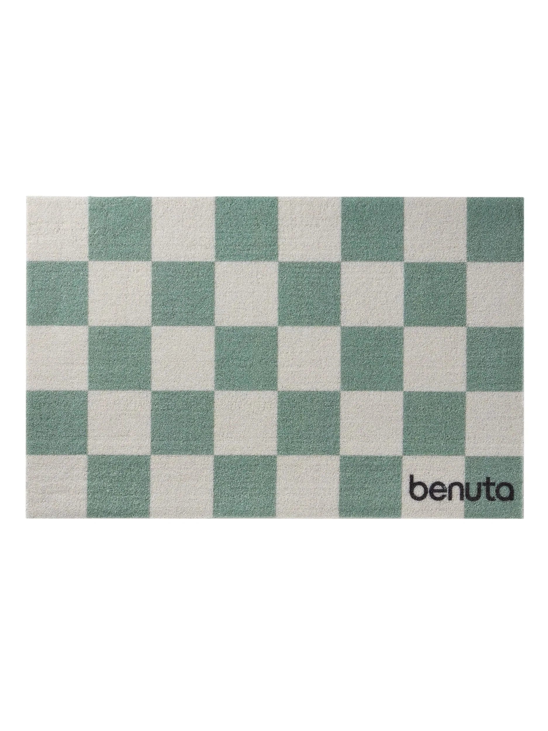 Preș Checker Green