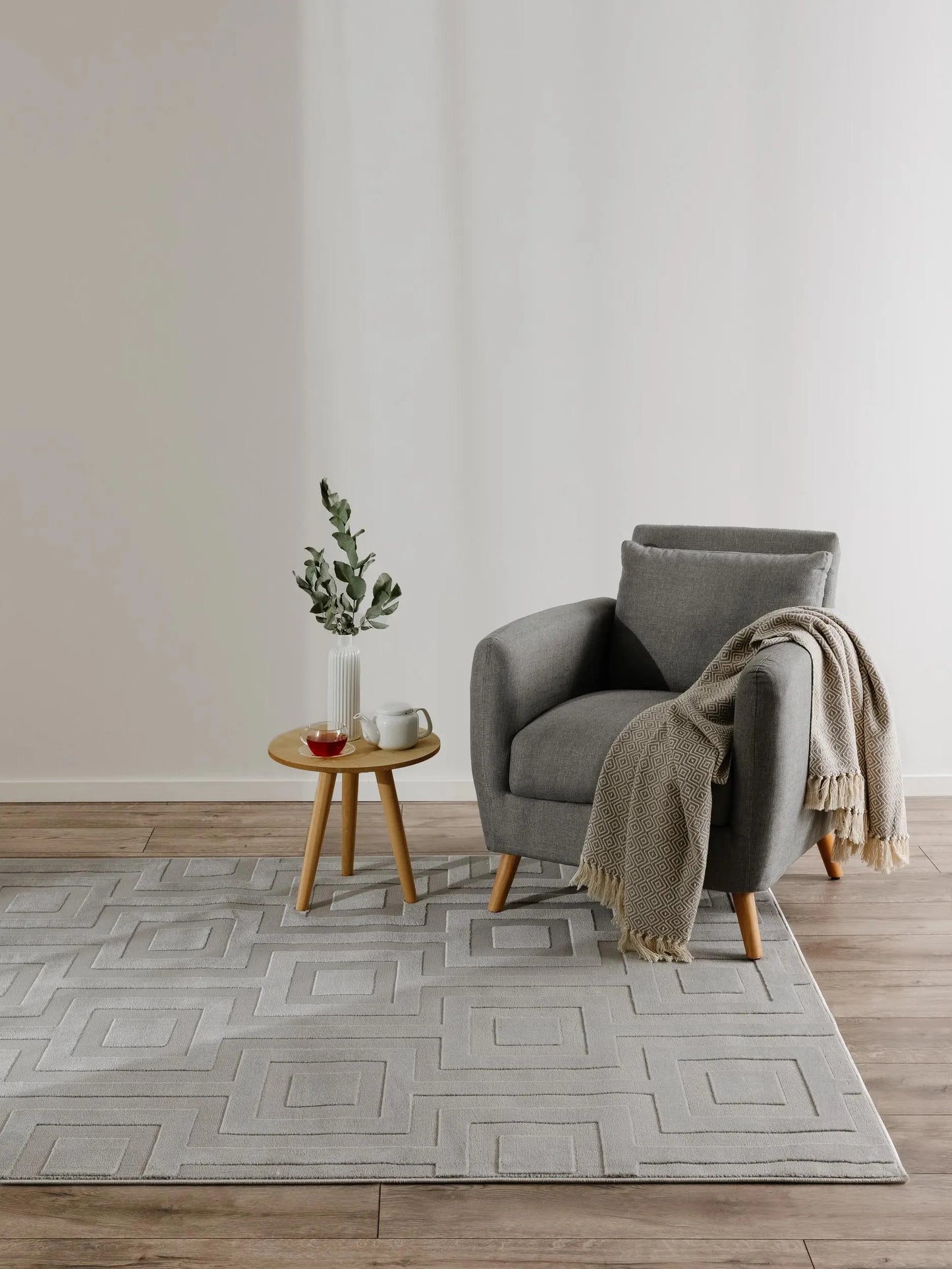 Covor Claire Light Grey 