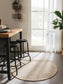 Covor rotund interior/exterior Cleo Cream/Beige 