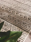 Covor interior/exterior Cleo White/Black 